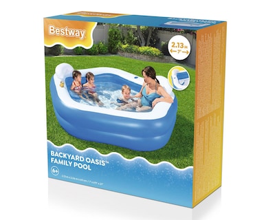 Foto 4 | Alberca Inflable Pentagonal Bestway 575 L 2.13 x 69 x 2.06 cm
