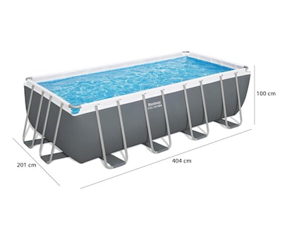 Foto 7 | Alberca Rígida Rectangular Bestway 6478 L 404 x 201 x 100 cm
