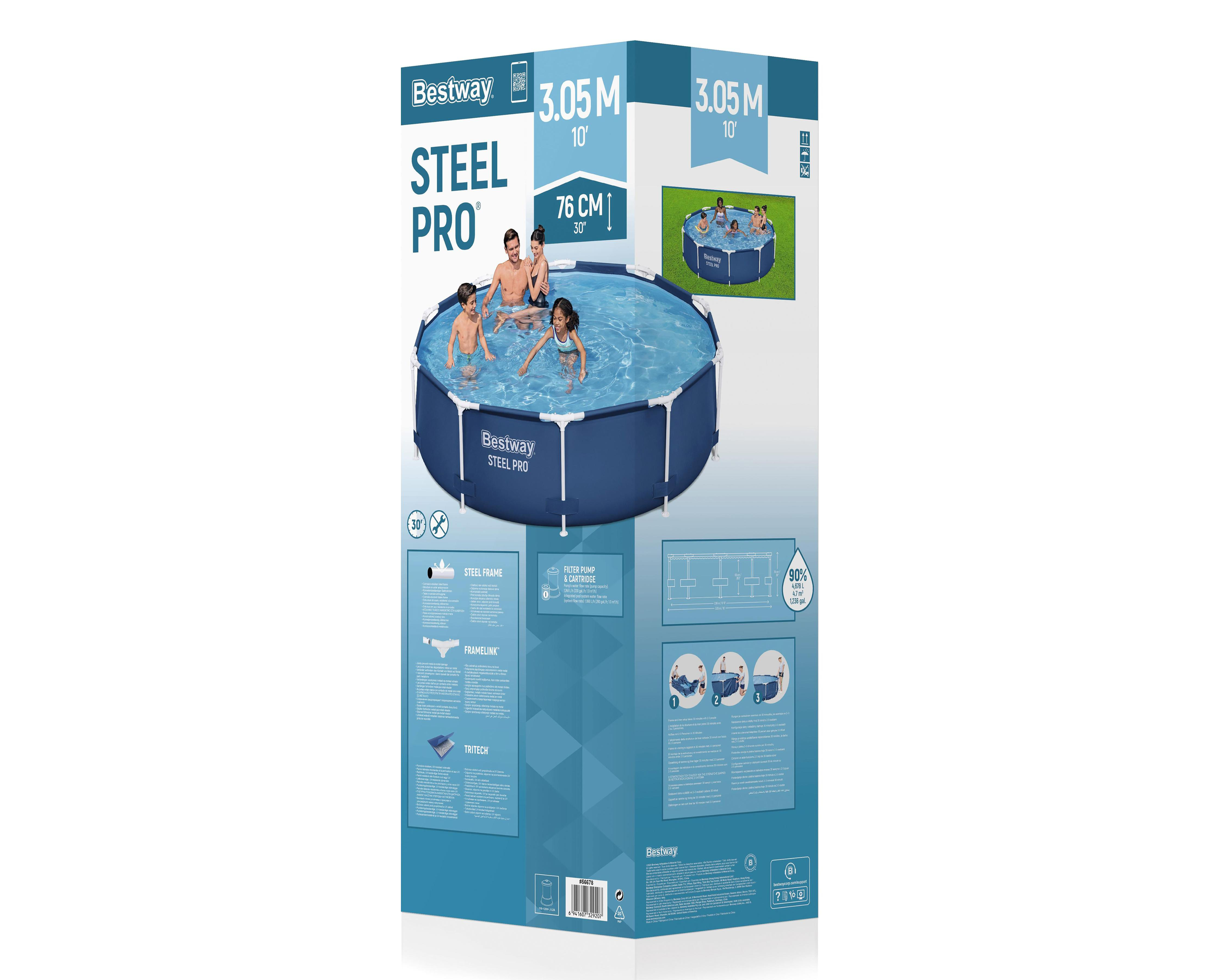 Foto 4 | Alberca Rígida Circular Bestway 4678 L 305 x 76 cm