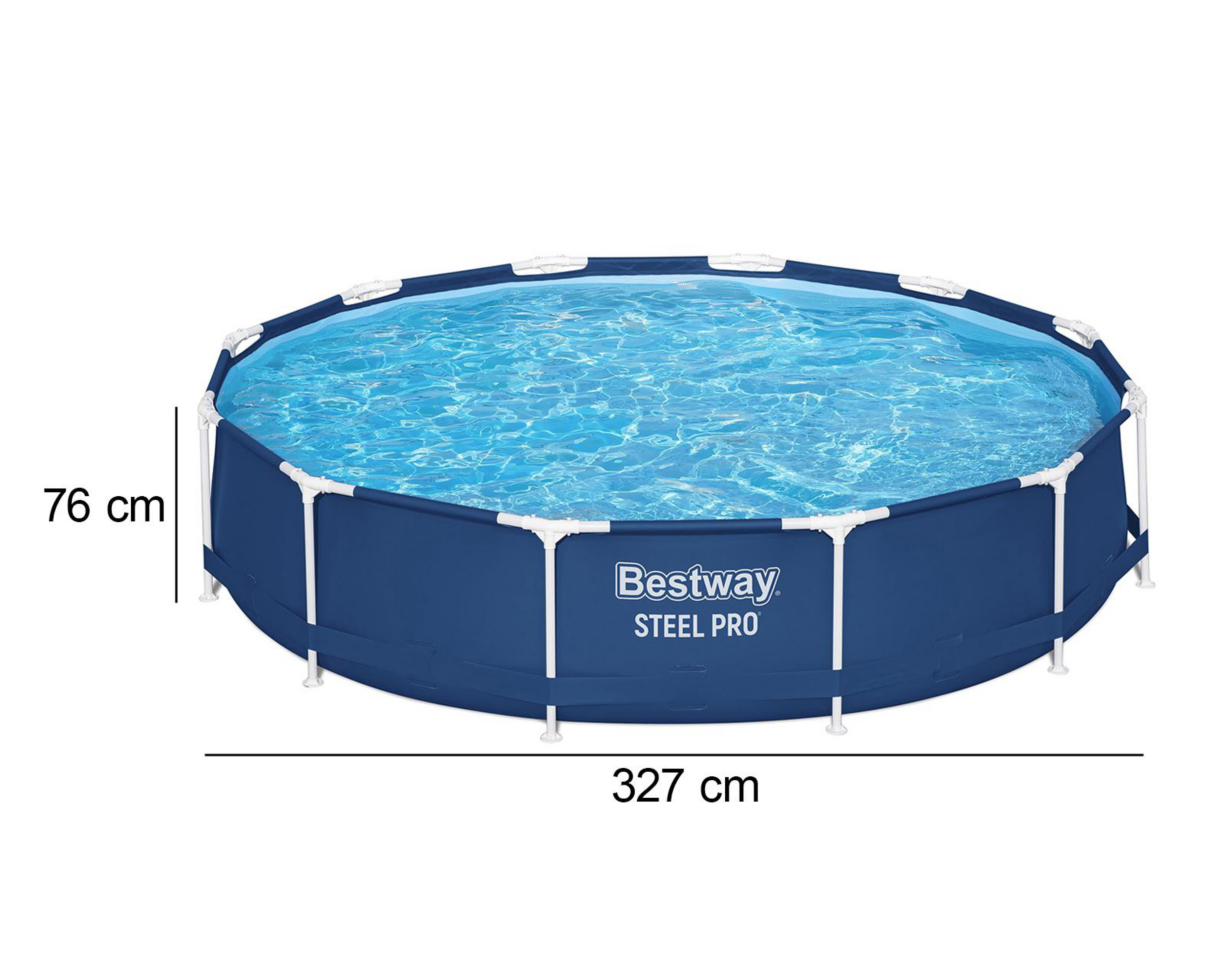 Foto 5 | Alberca Rígida Circular Bestway 5473 L 327 x 76 cm