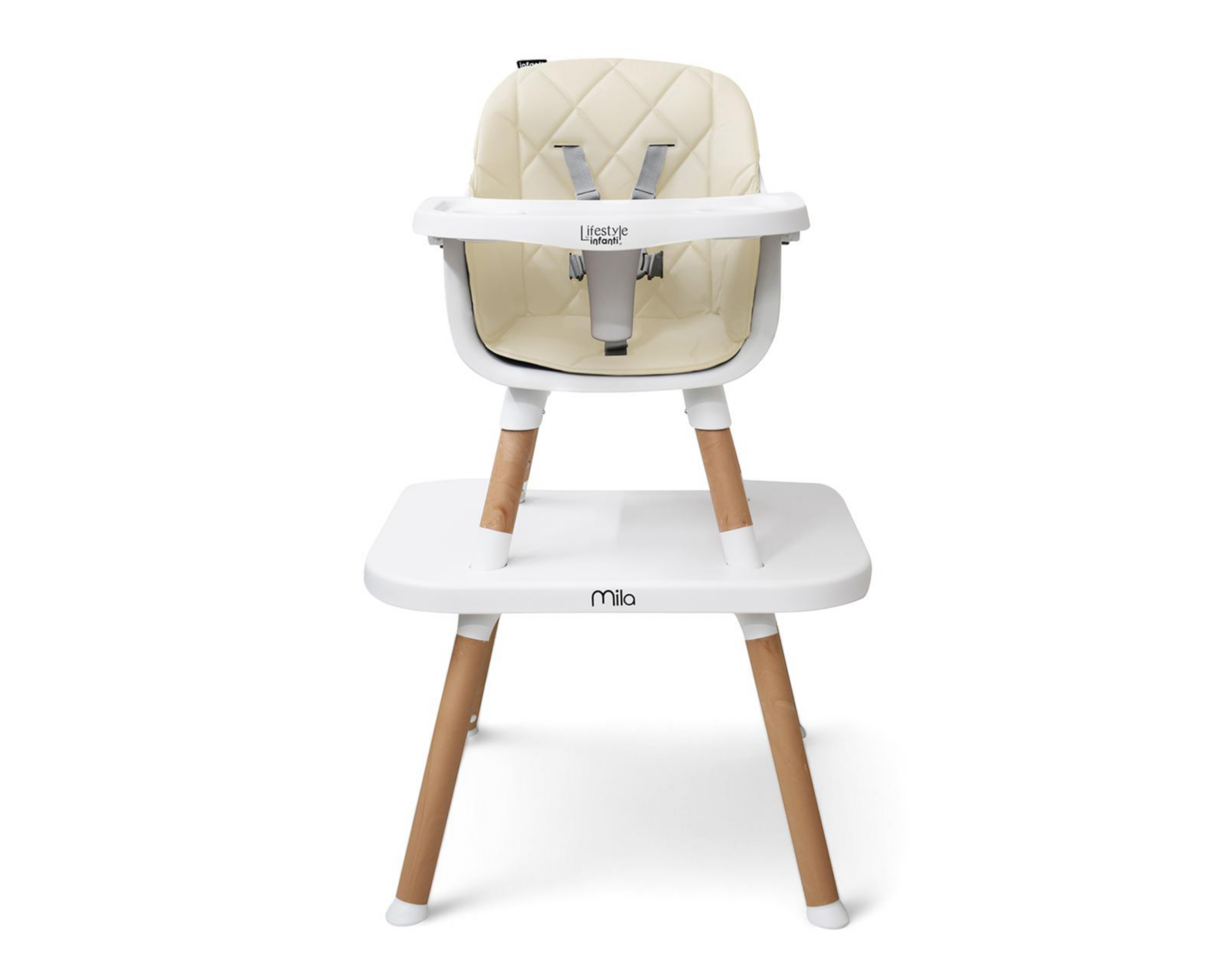Foto 2 pulgar | Silla Alta Convertible Infanti Mila Blanca