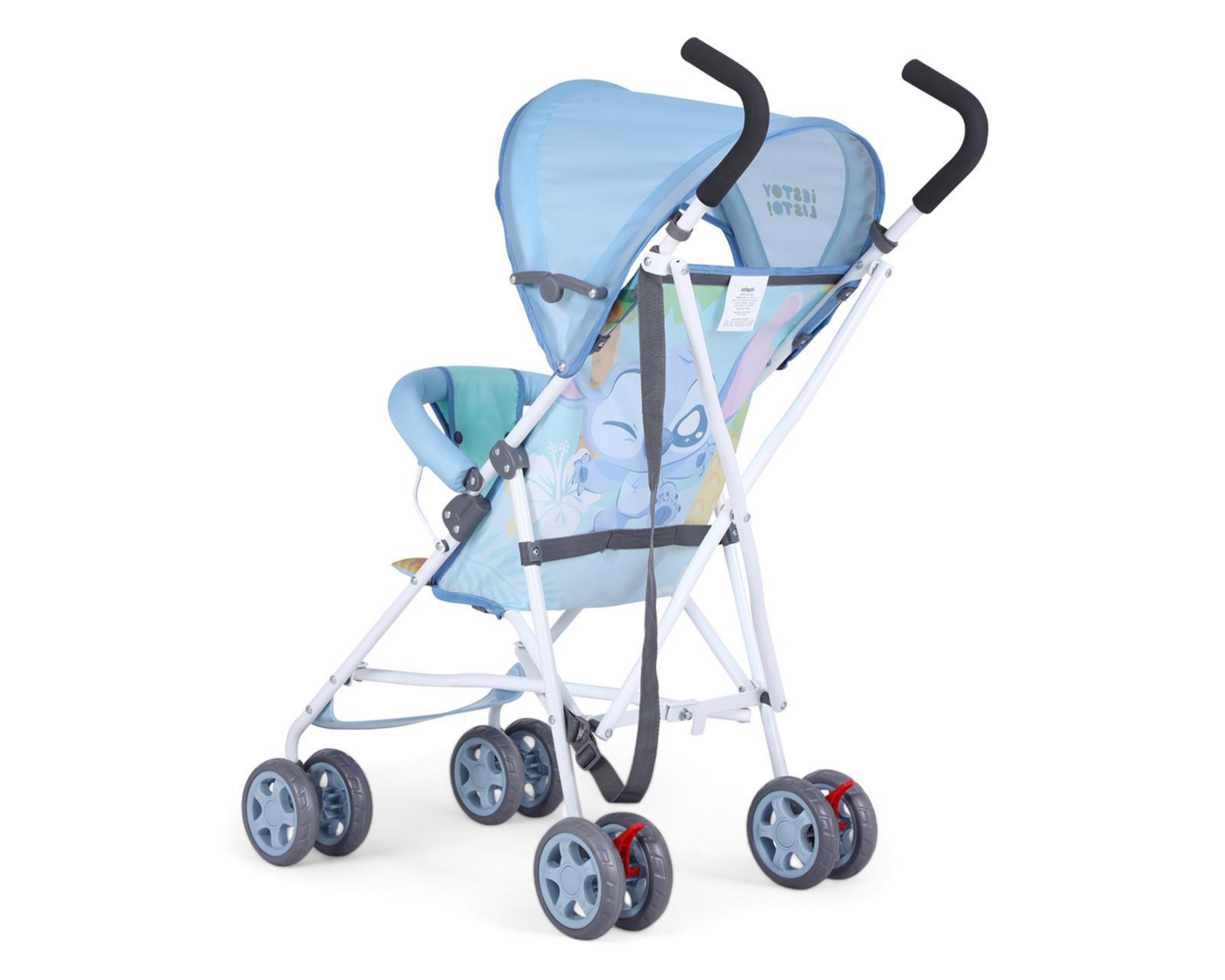 Foto 4 pulgar | Carriola Disney Stitch Azul