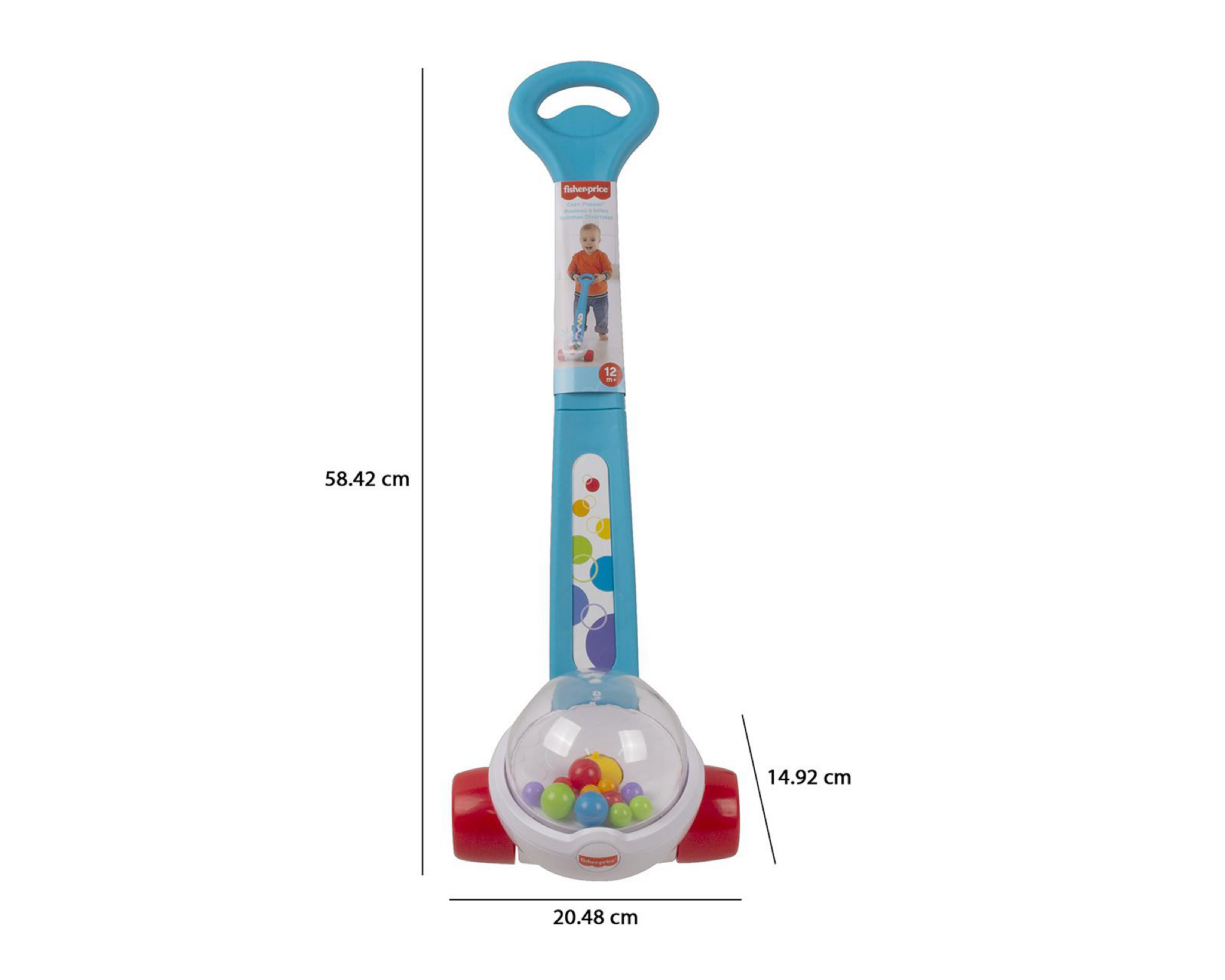 Foto 6 pulgar | Andadera Fisher-Price Corn Popper