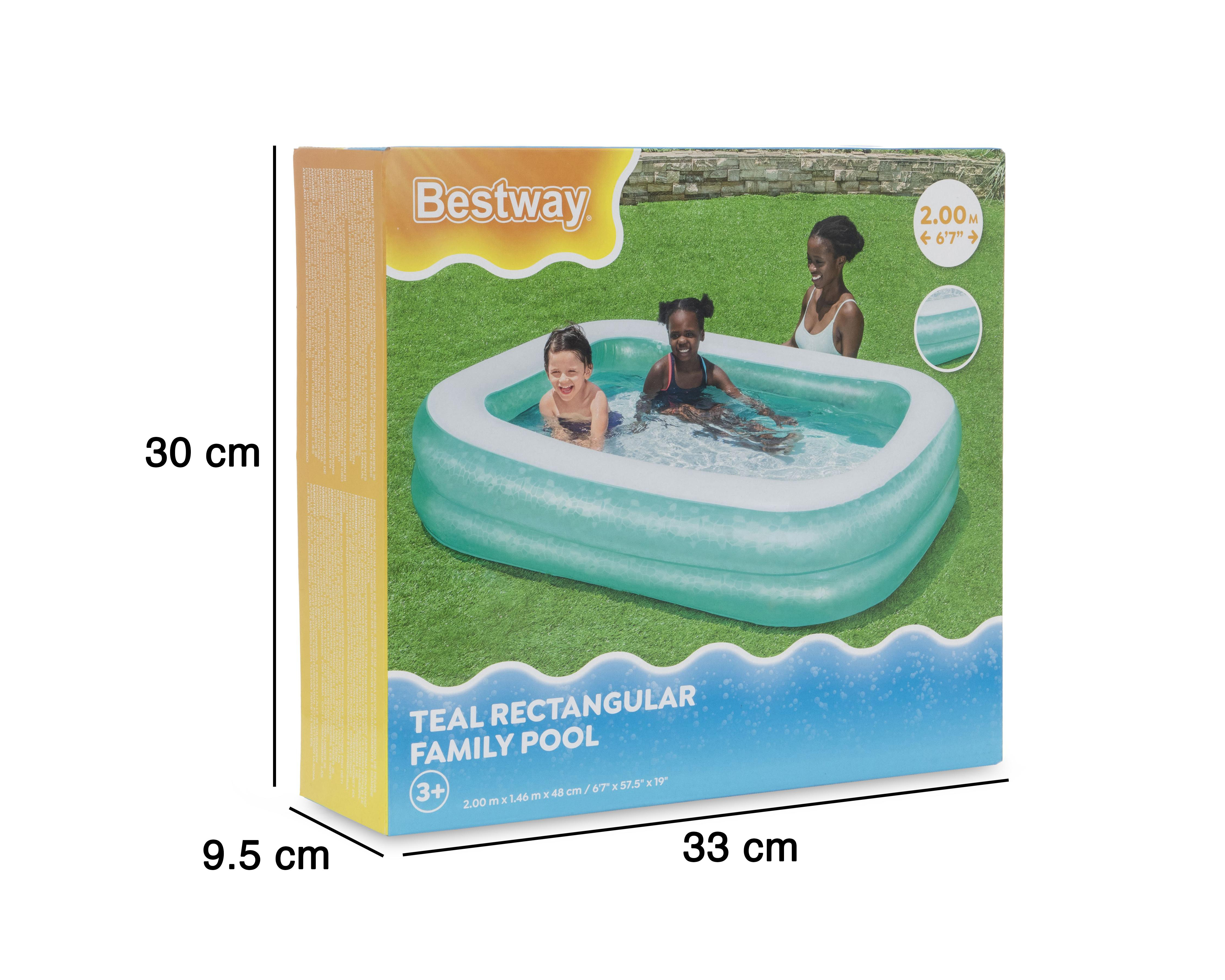 Foto 5 pulgar | Alberca Infantil Inflable Rectangular Bestway 450 L 200 x 146 x 48 cm