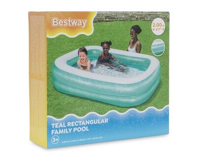 Foto 5 | Alberca Infantil Inflable Rectangular Bestway 450 L 200 x 146 x 48 cm