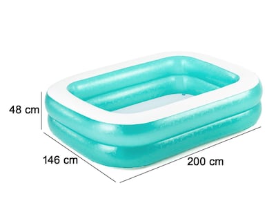 Foto 6 | Alberca Infantil Inflable Rectangular Bestway 450 L 200 x 146 x 48 cm