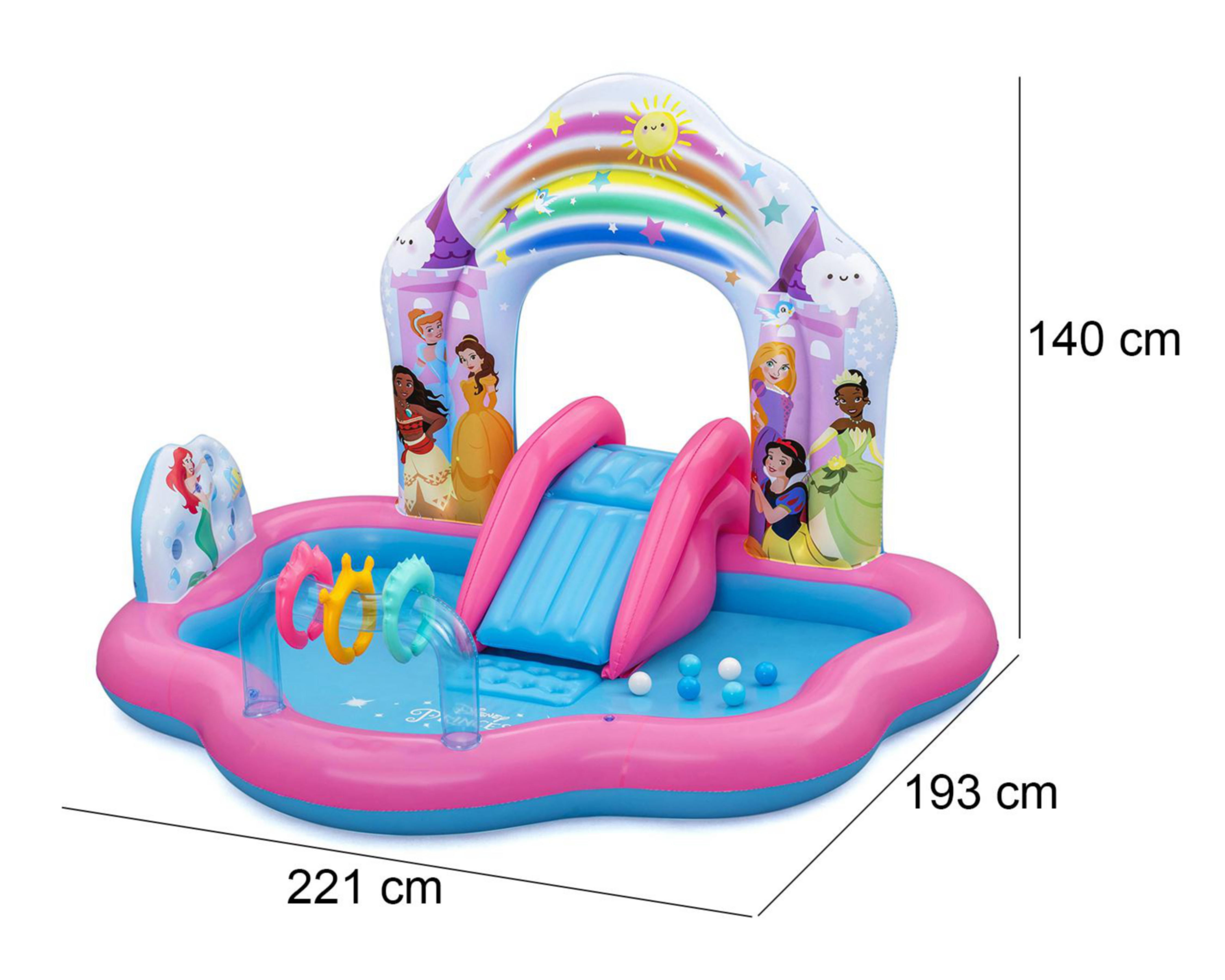 Foto 6 pulgar | Alberca Inflable Irregular Bestway 160 L 221 x 193 x 140 cm