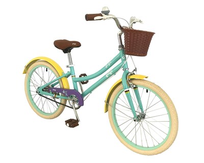 Foto 2 | Bicicleta Urbana GETGO Go Girl 20" Azul