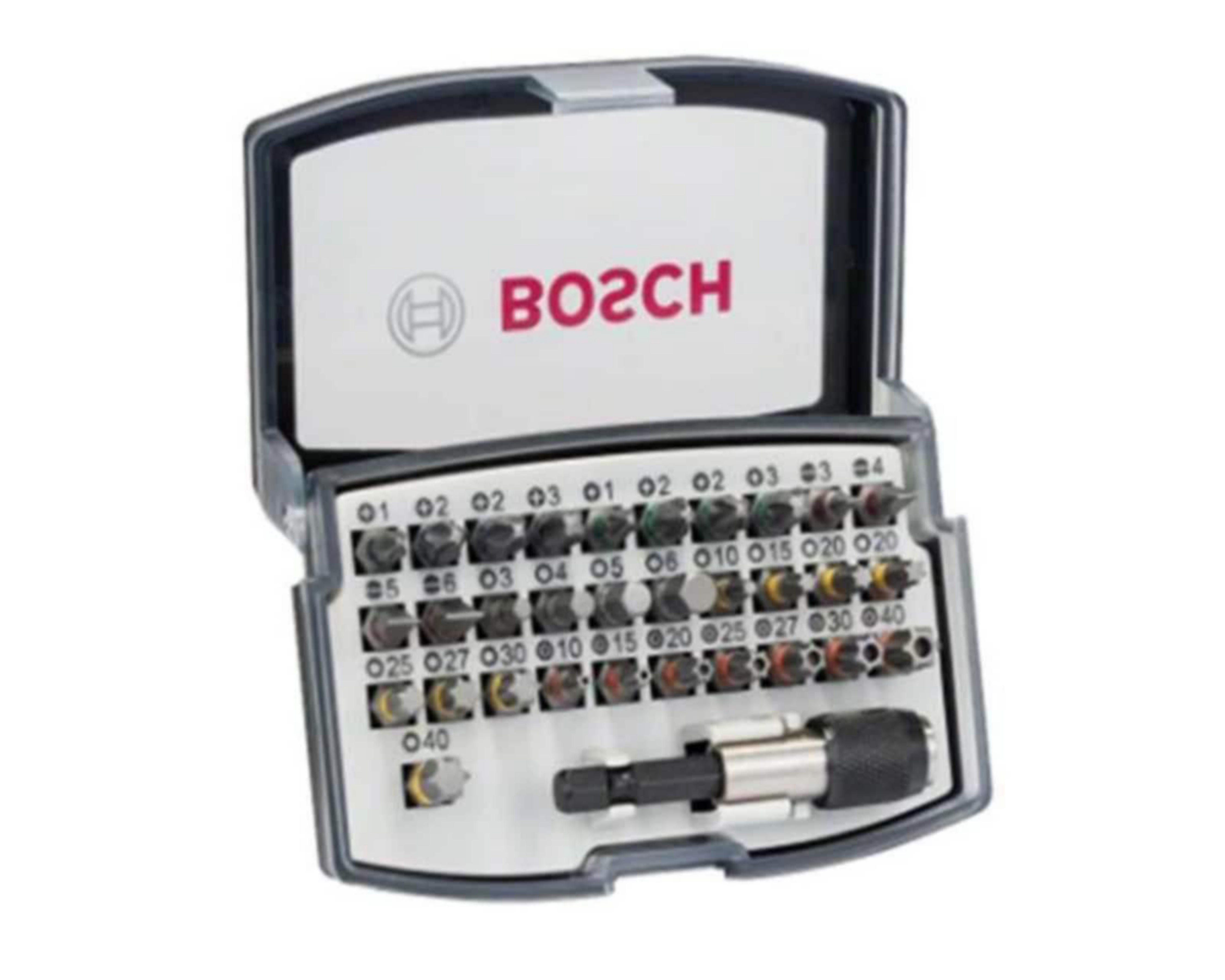 Juego Puntas para Destornillador Bosch 32 Piezas