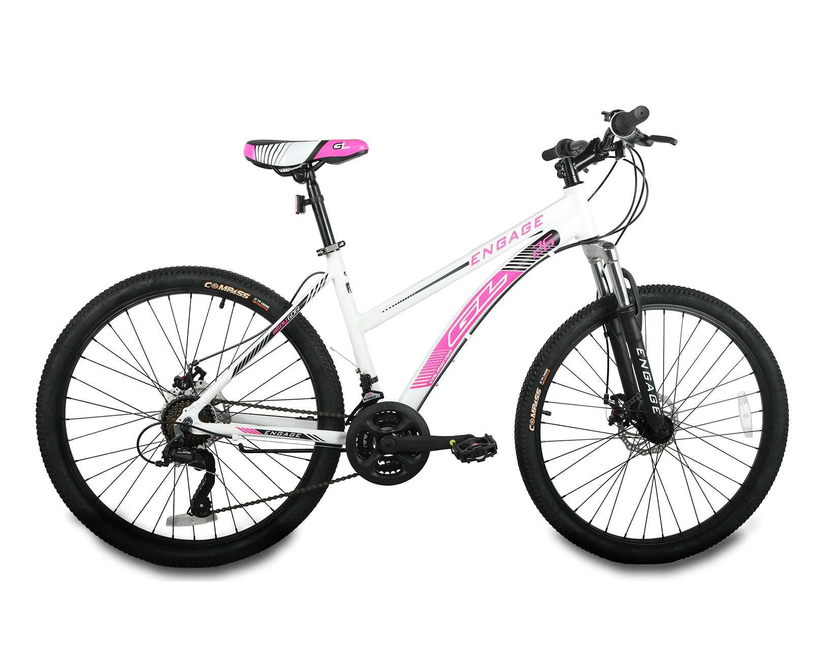 Foto 2 pulgar | Bicicleta de Montaña GL Engage 26" Blanco/Rosa