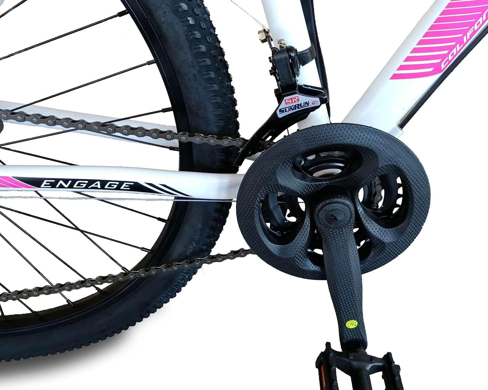 Foto 4 pulgar | Bicicleta de Montaña GL Engage 26" Blanco/Rosa