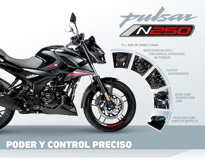 Foto 9 | Motocicleta Bajaj Pulsar N 250 FI cc 2025