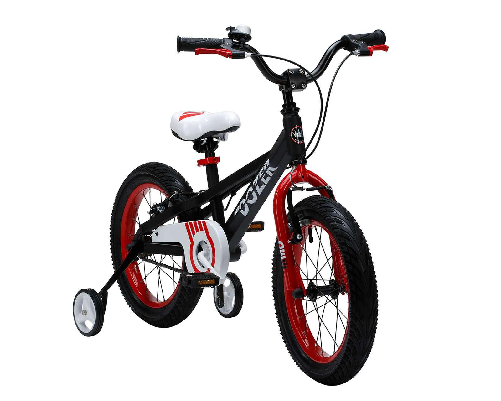 Foto 2 pulgar | Bicicleta Bulldozer RoyalBaby 18" Negra