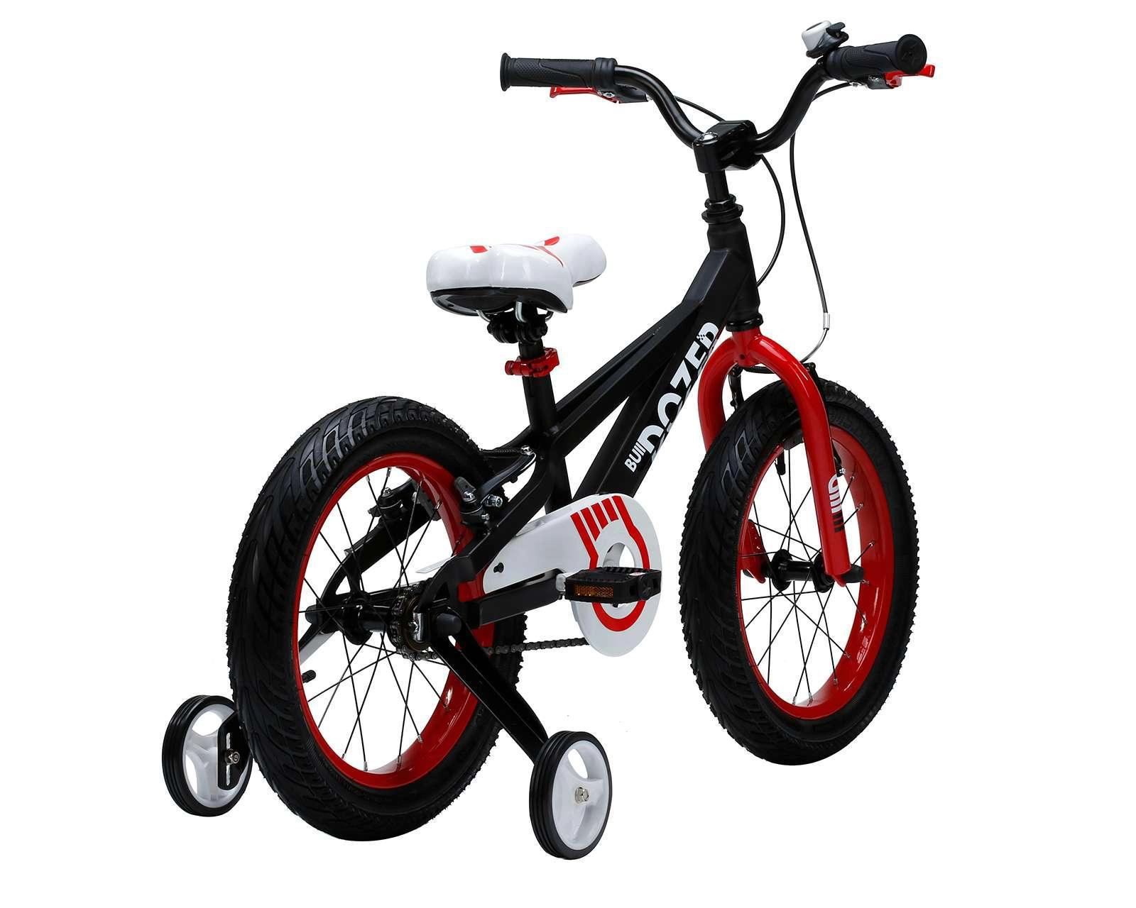 Foto 4 pulgar | Bicicleta Bulldozer RoyalBaby 18" Negra