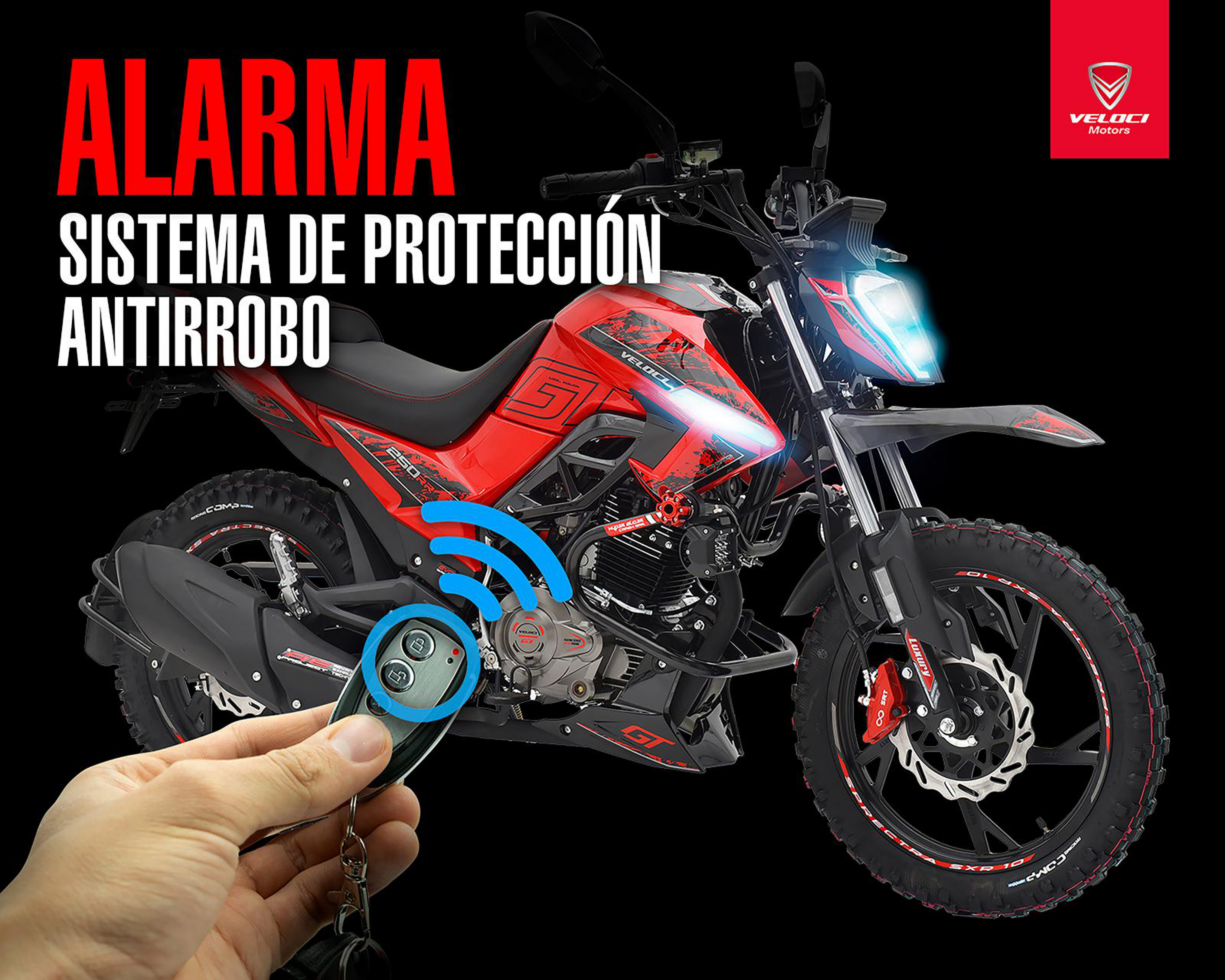 Foto 5 pulgar | Motocicleta Veloci Snake GT Trail Edition 250 cc