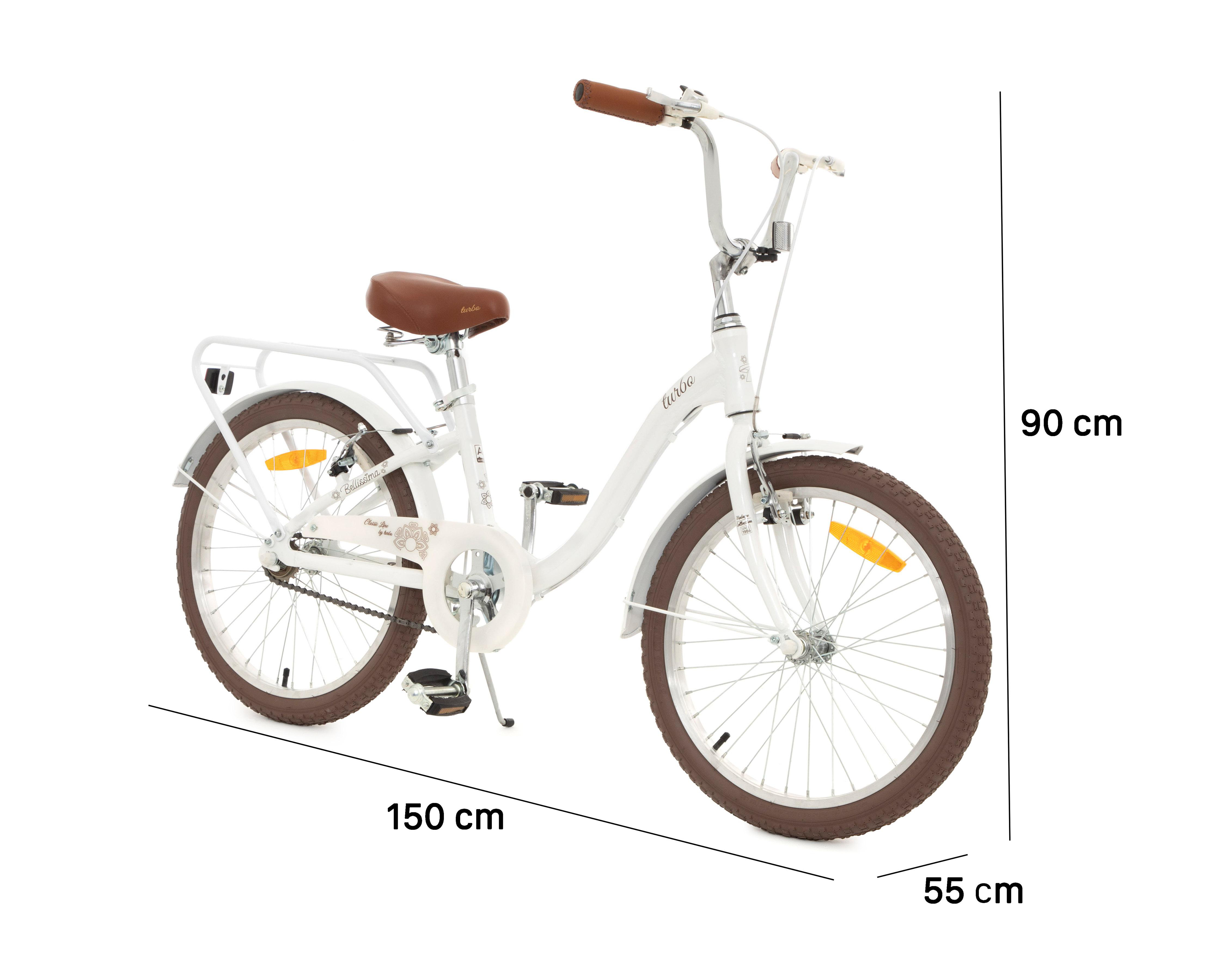 Foto 8 pulgar | Bicicleta Infantil Turbo 20" Blanco