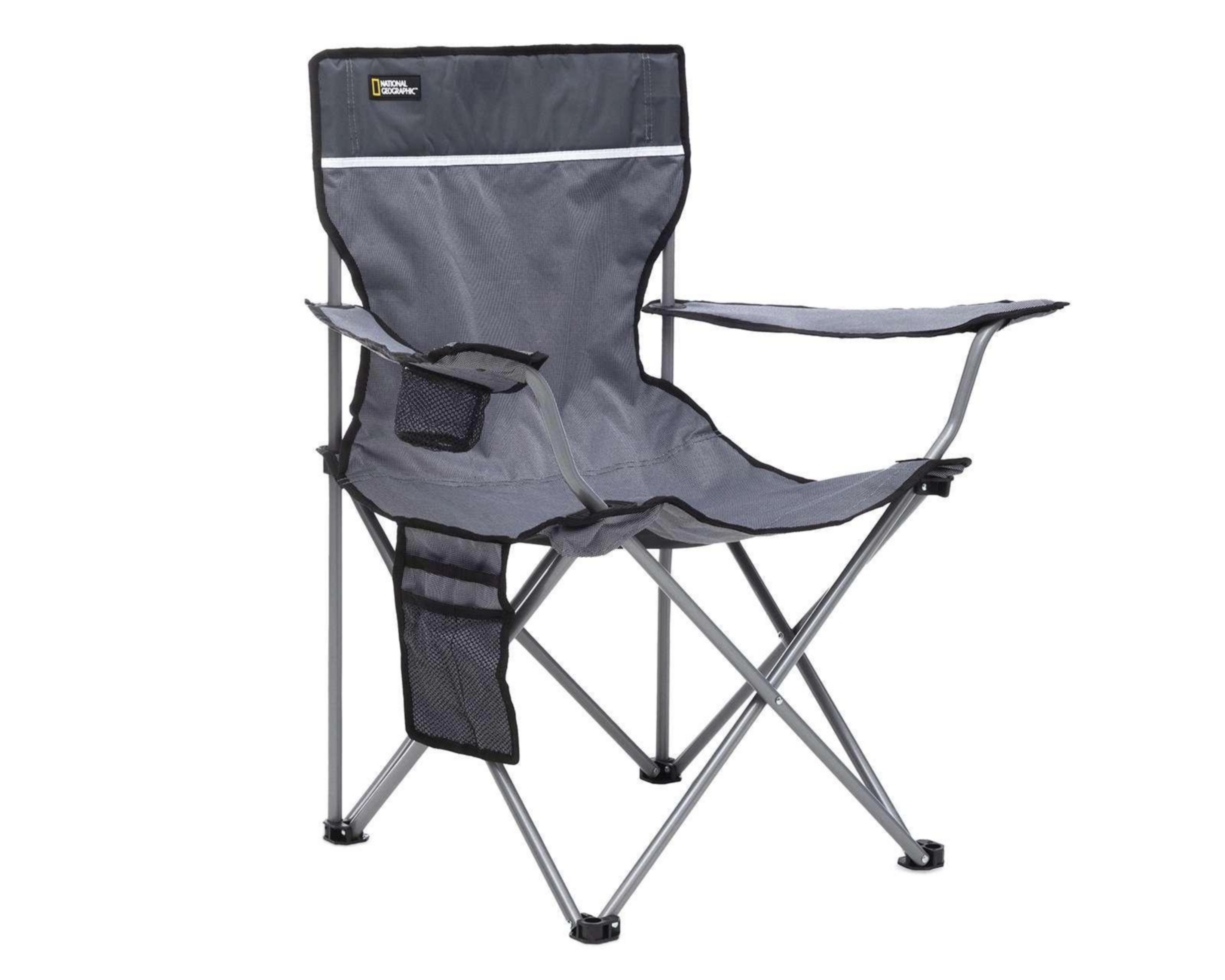 Foto 1 | Silla Plegable National Geographic Gris