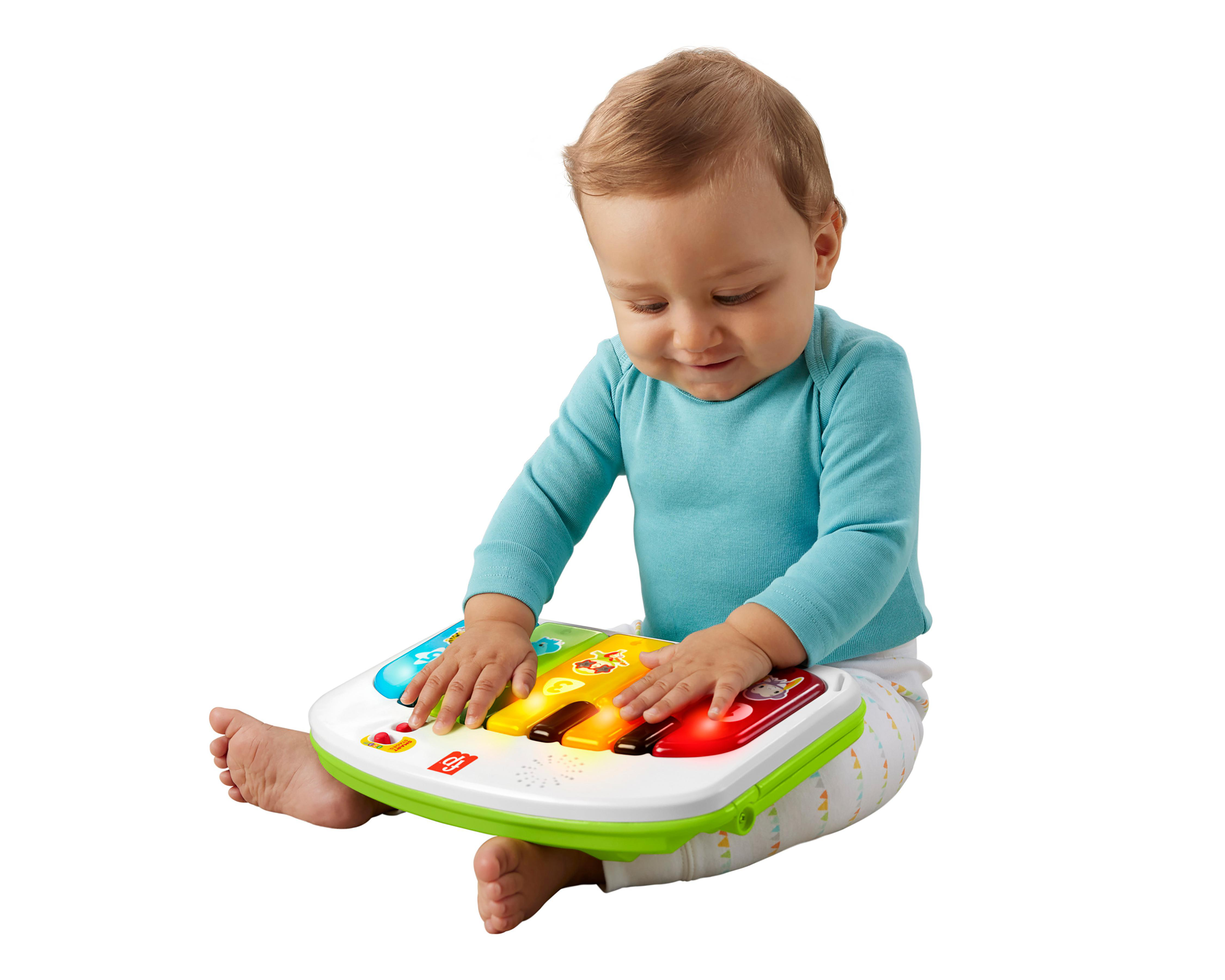 Foto 2 | Silla para Bebé Deluxe Fisher-Price Piano Pataditas Musical Crece Conmigo