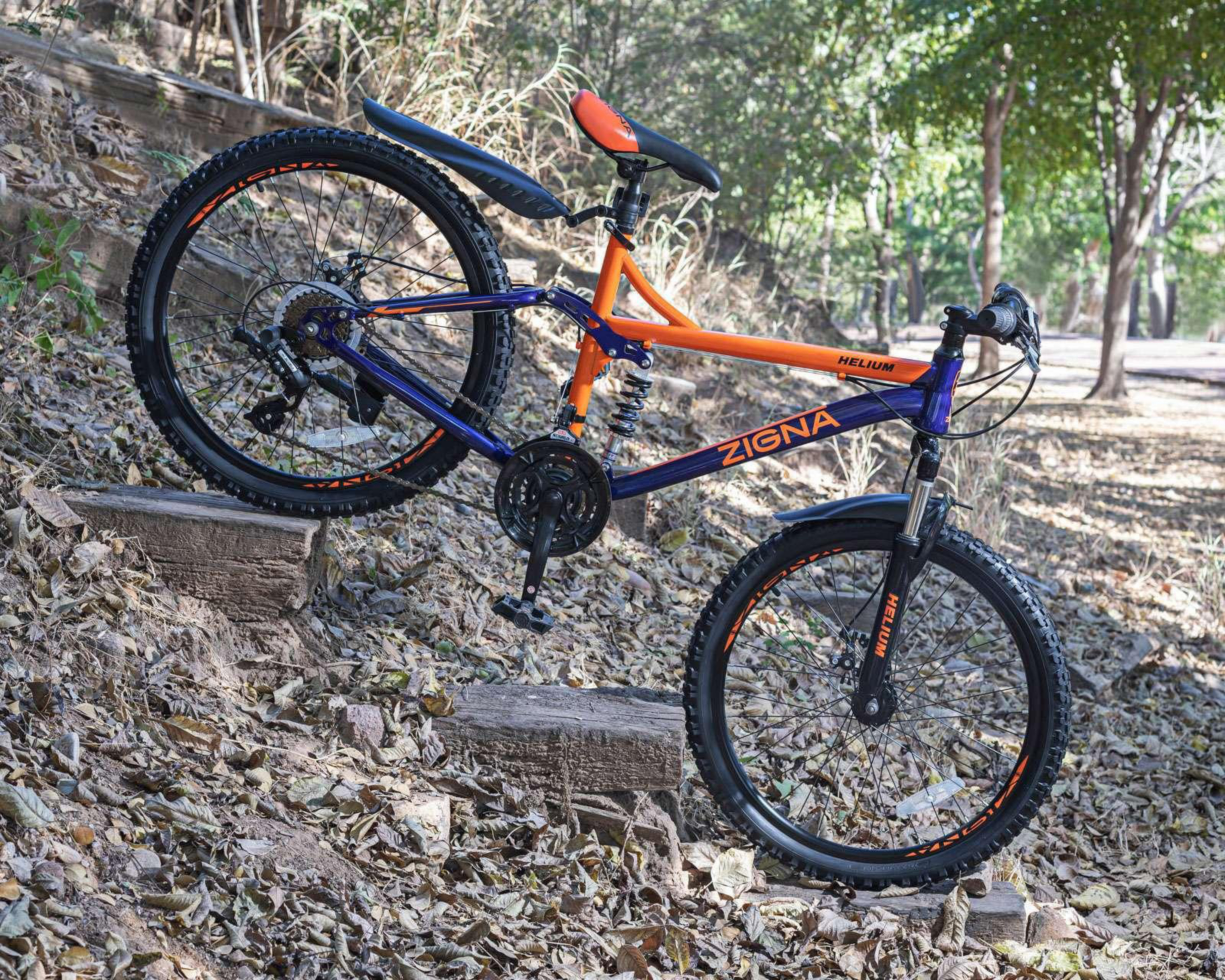 Bicicleta de Montaña Zigna Helium 24" Anaranjada