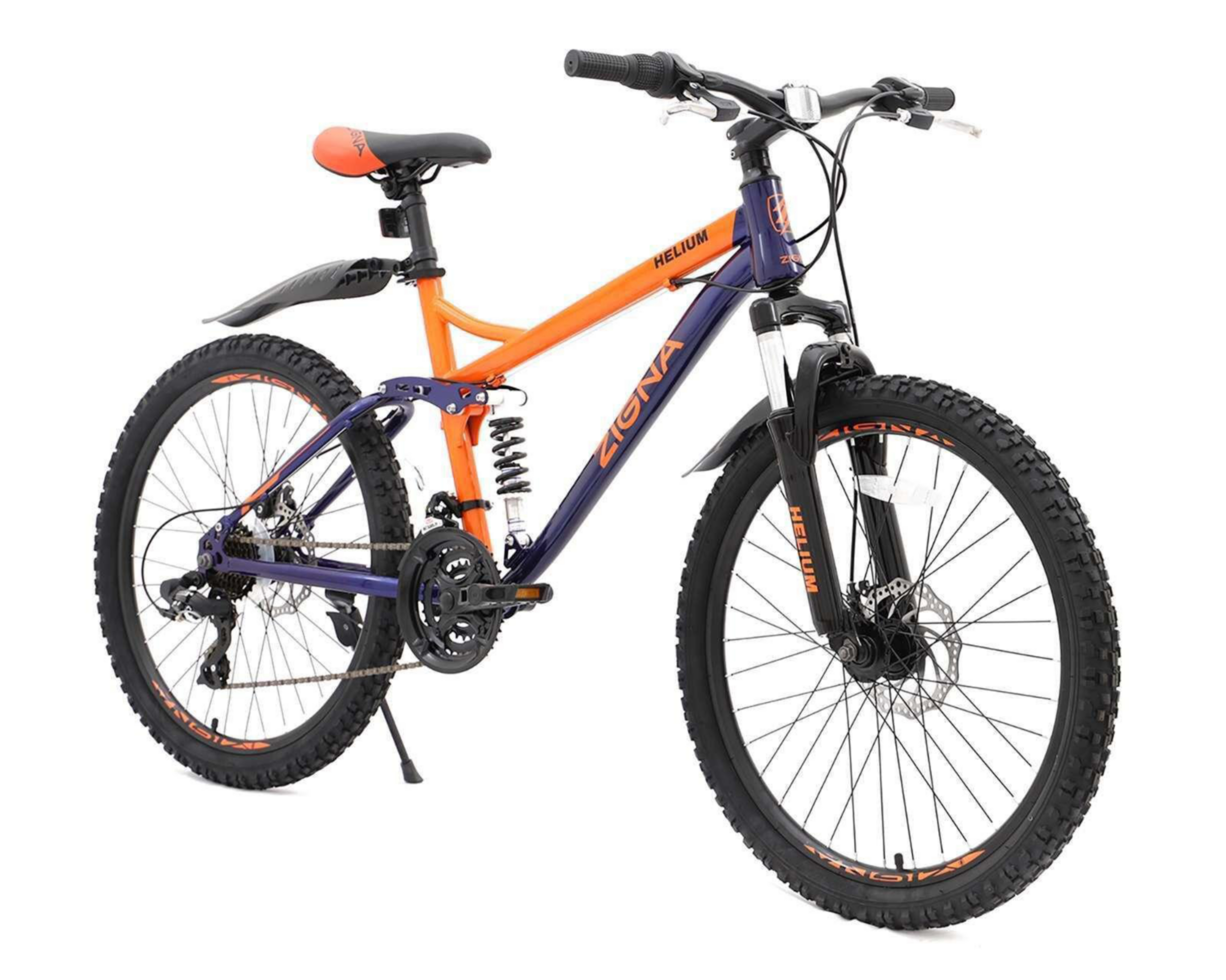 Foto 2 | Bicicleta de Montaña Zigna Helium 24" Anaranjada