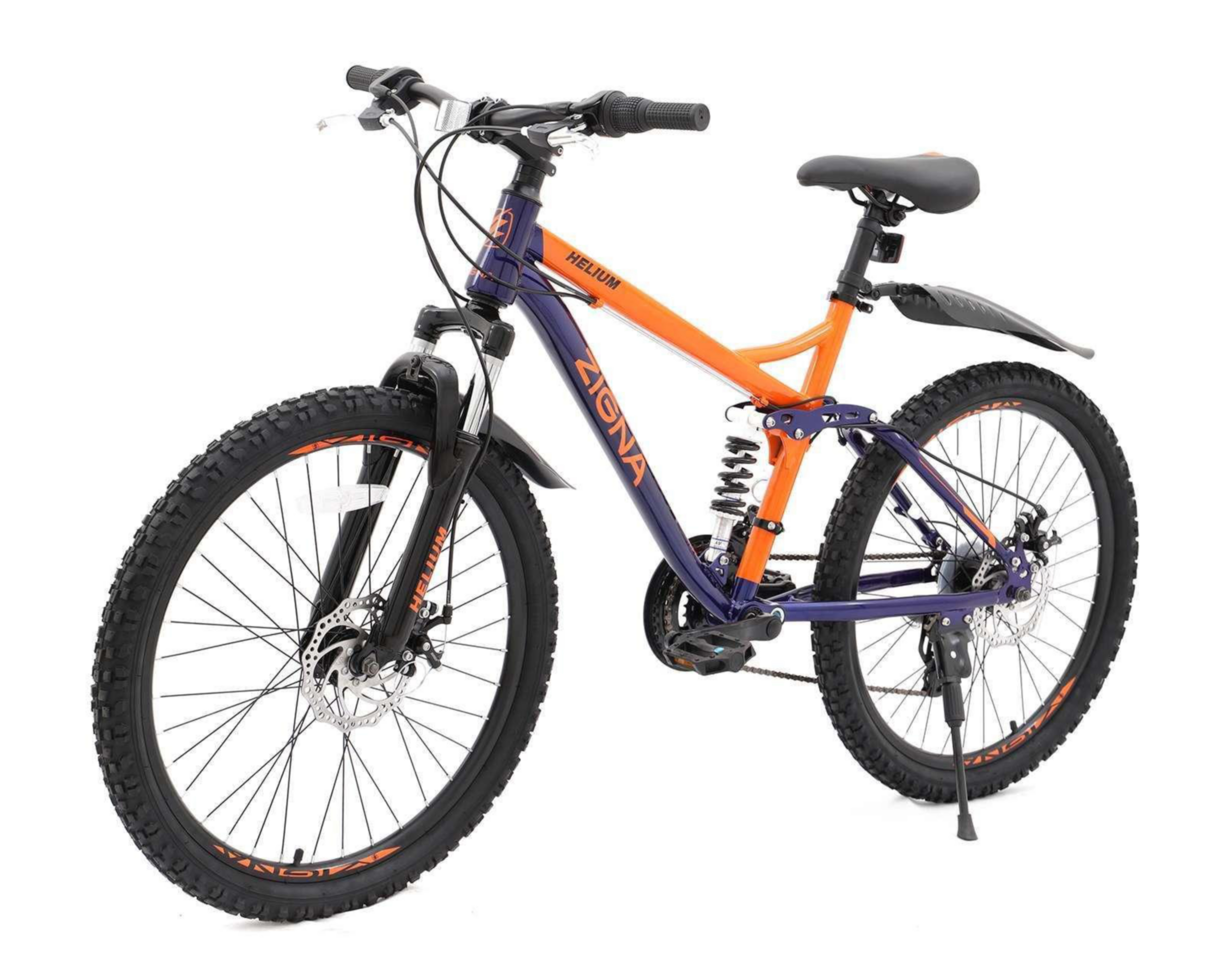 Foto 3 | Bicicleta de Montaña Zigna Helium 24" Anaranjada