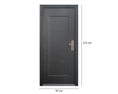 Foto 7 | Puerta Protecto Home de Acero para Exterior 95 x 215 cm