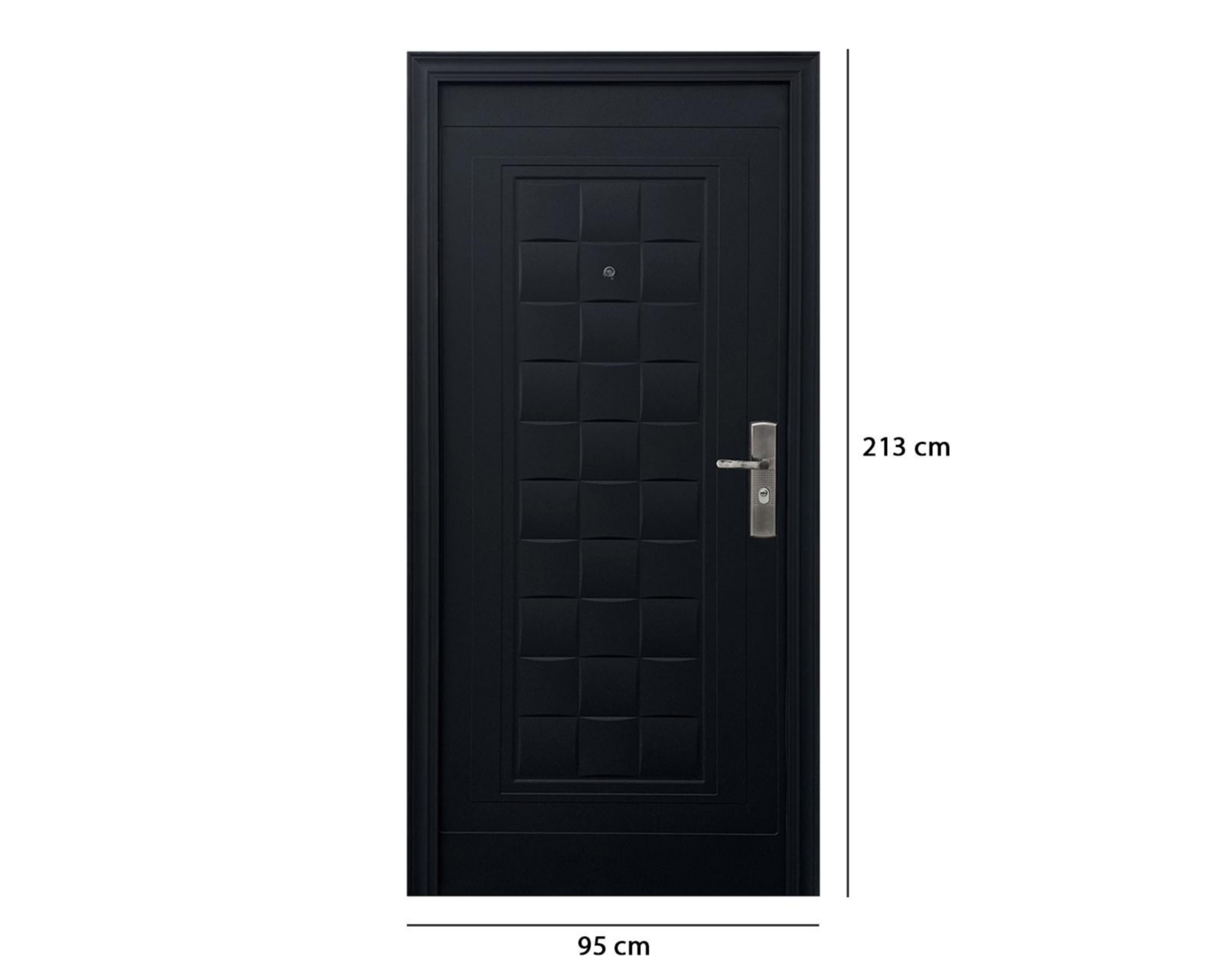 Foto 8 pulgar | Puerta Protecto Home de Acero para Exterior 95 x 213 cm