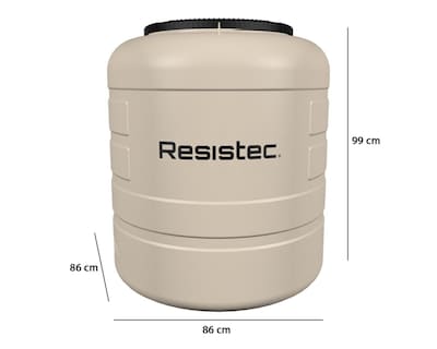 Foto 7 | Tinaco Resistec Rotoplas 450 L con 2 Accesorios