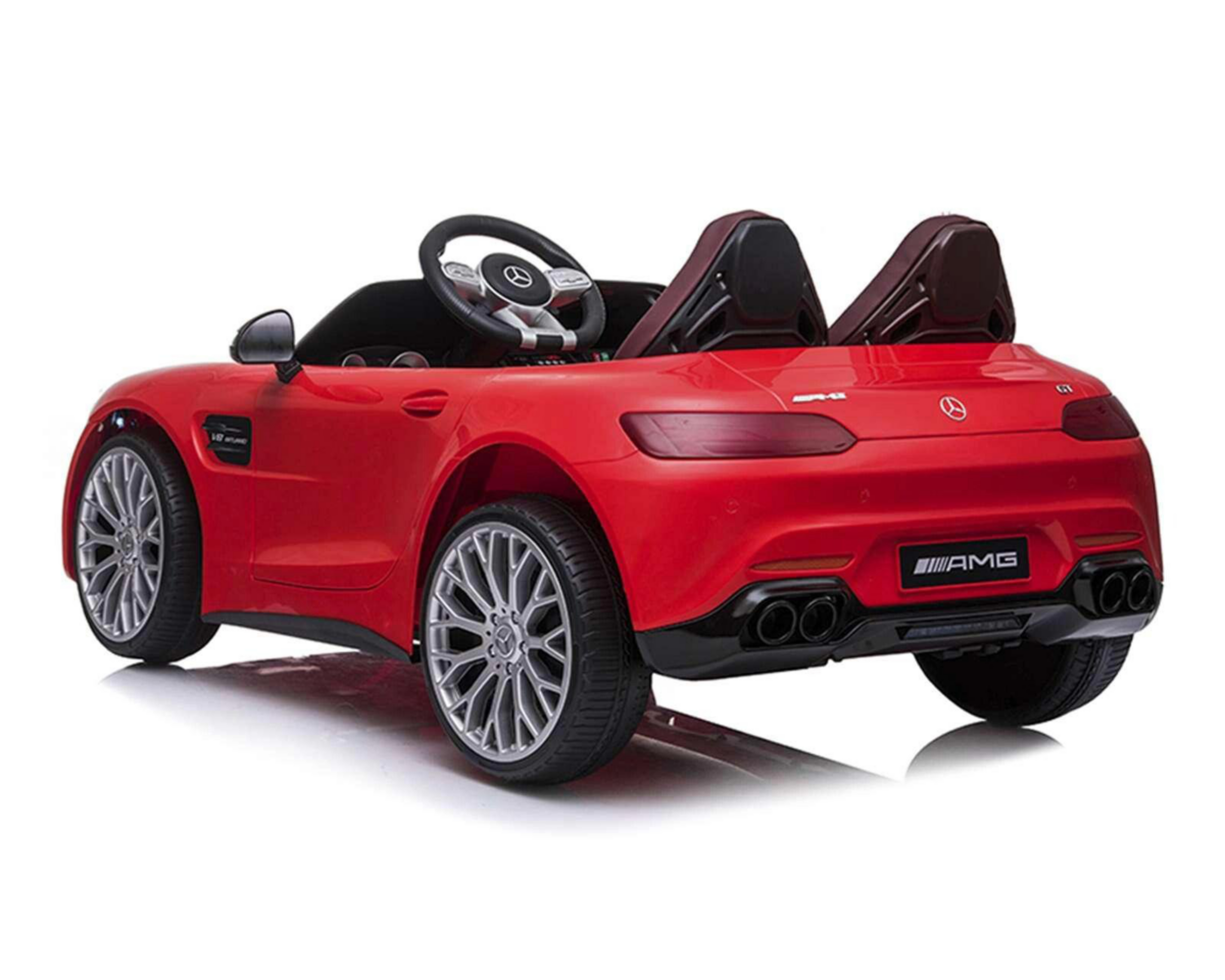 Foto 2 | Montable Eléctrico Mercedes Benz Rojo