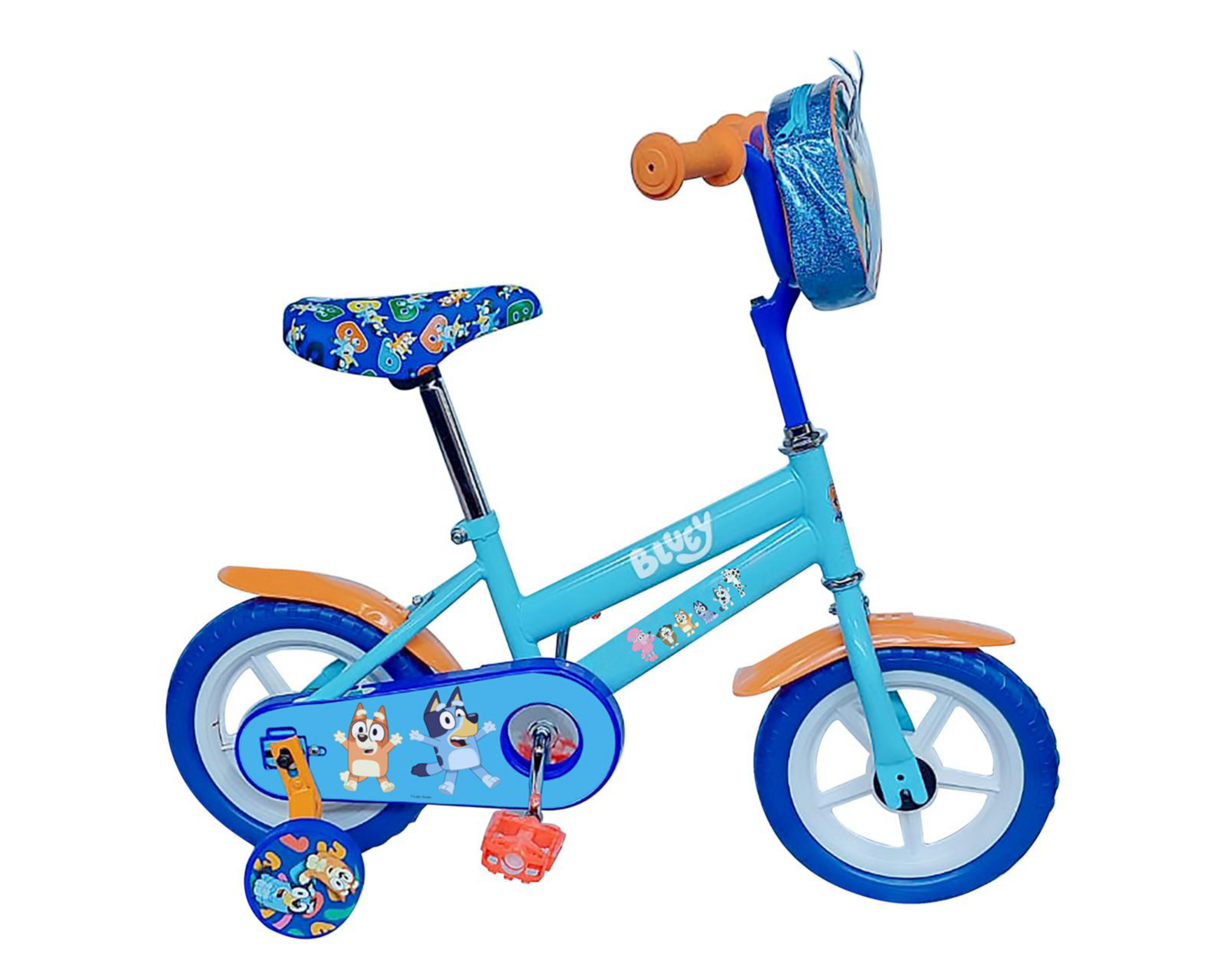 Foto 5 pulgar | Bicicleta Infantil Apache Bluey Rodada 12 Azul