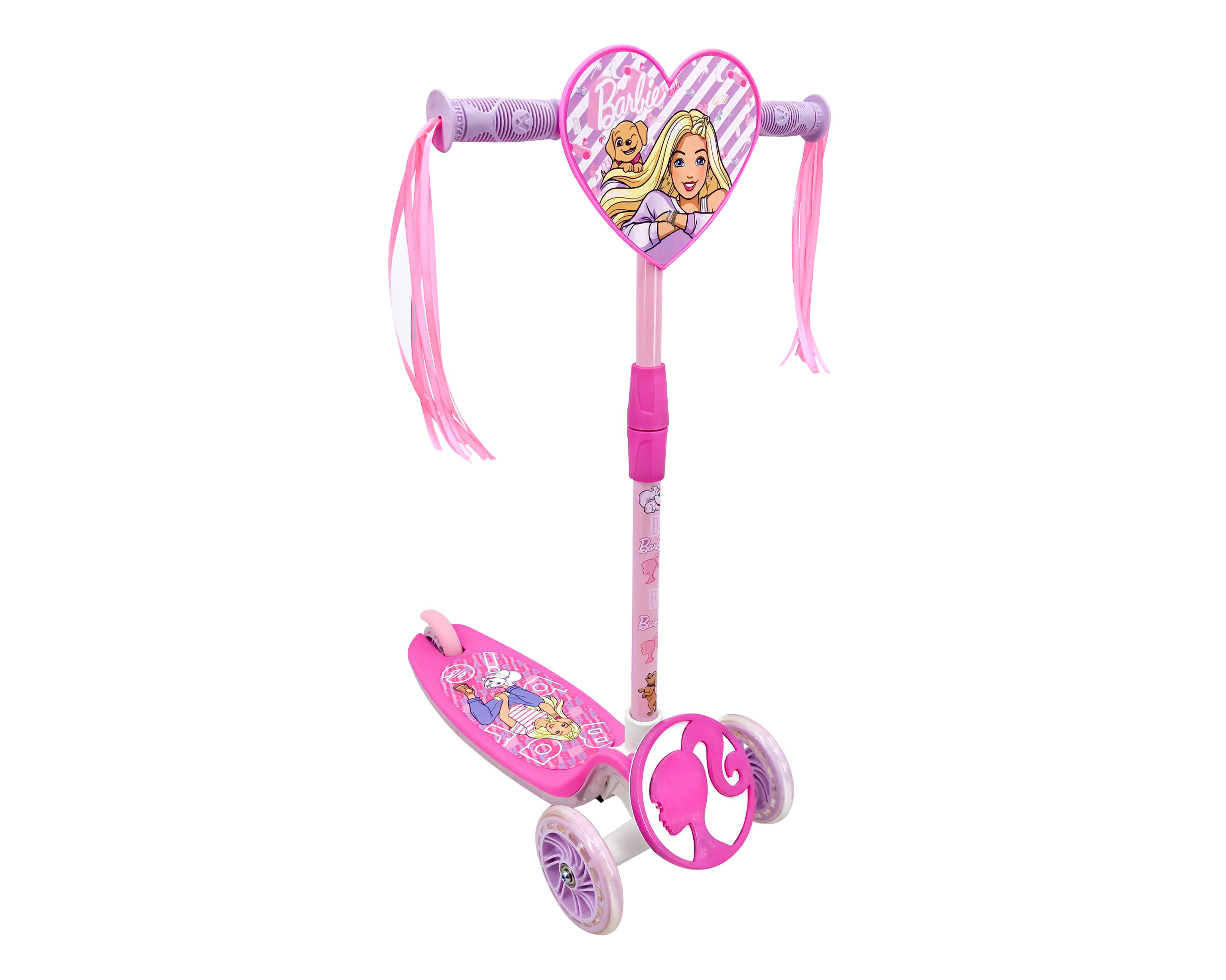 Scooter para Niña Apache Barbie con Luces