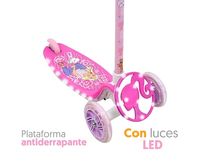 Foto 4 | Scooter para Niña Apache Barbie con Luces