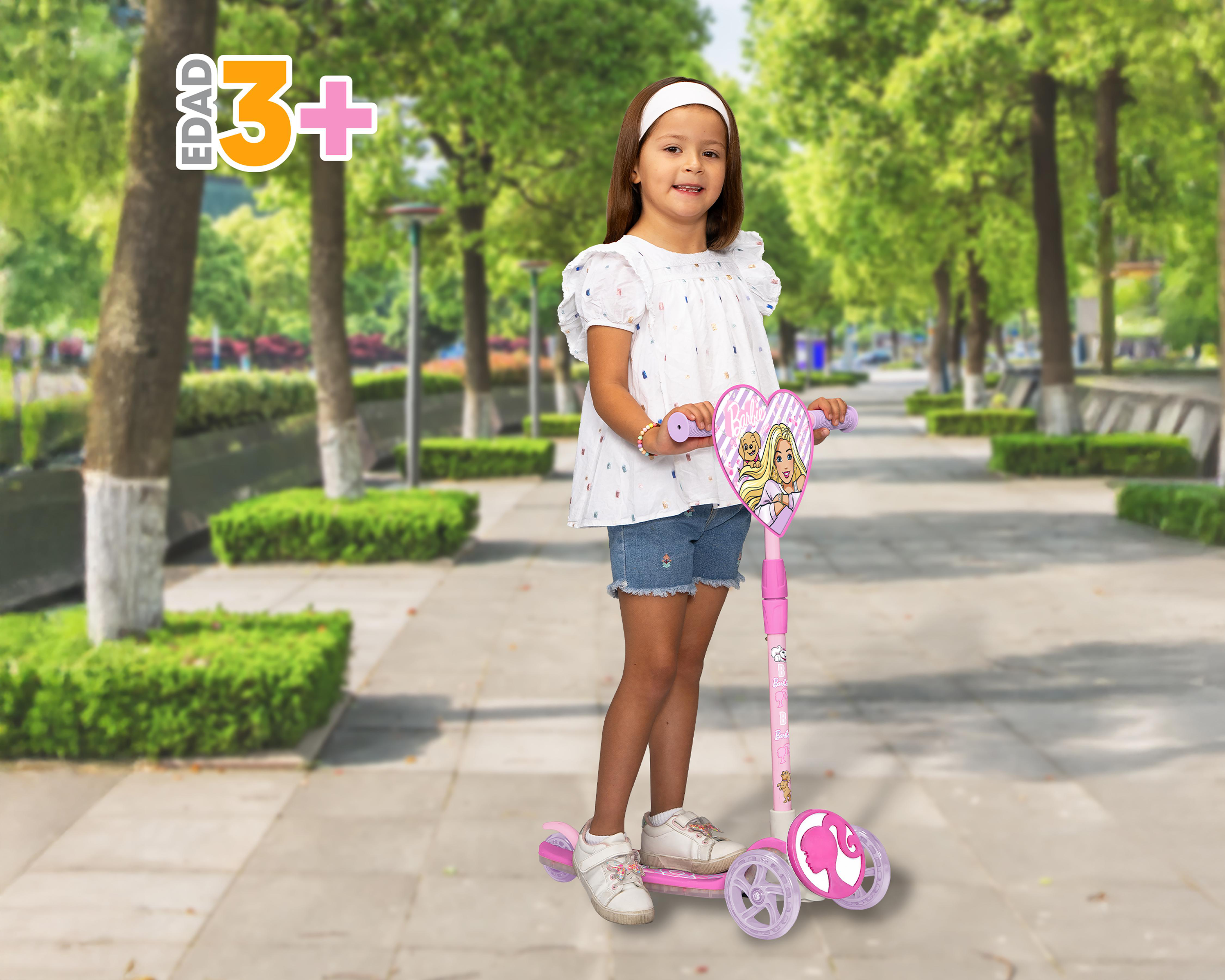Foto 5 | Scooter para Niña Apache Barbie con Luces