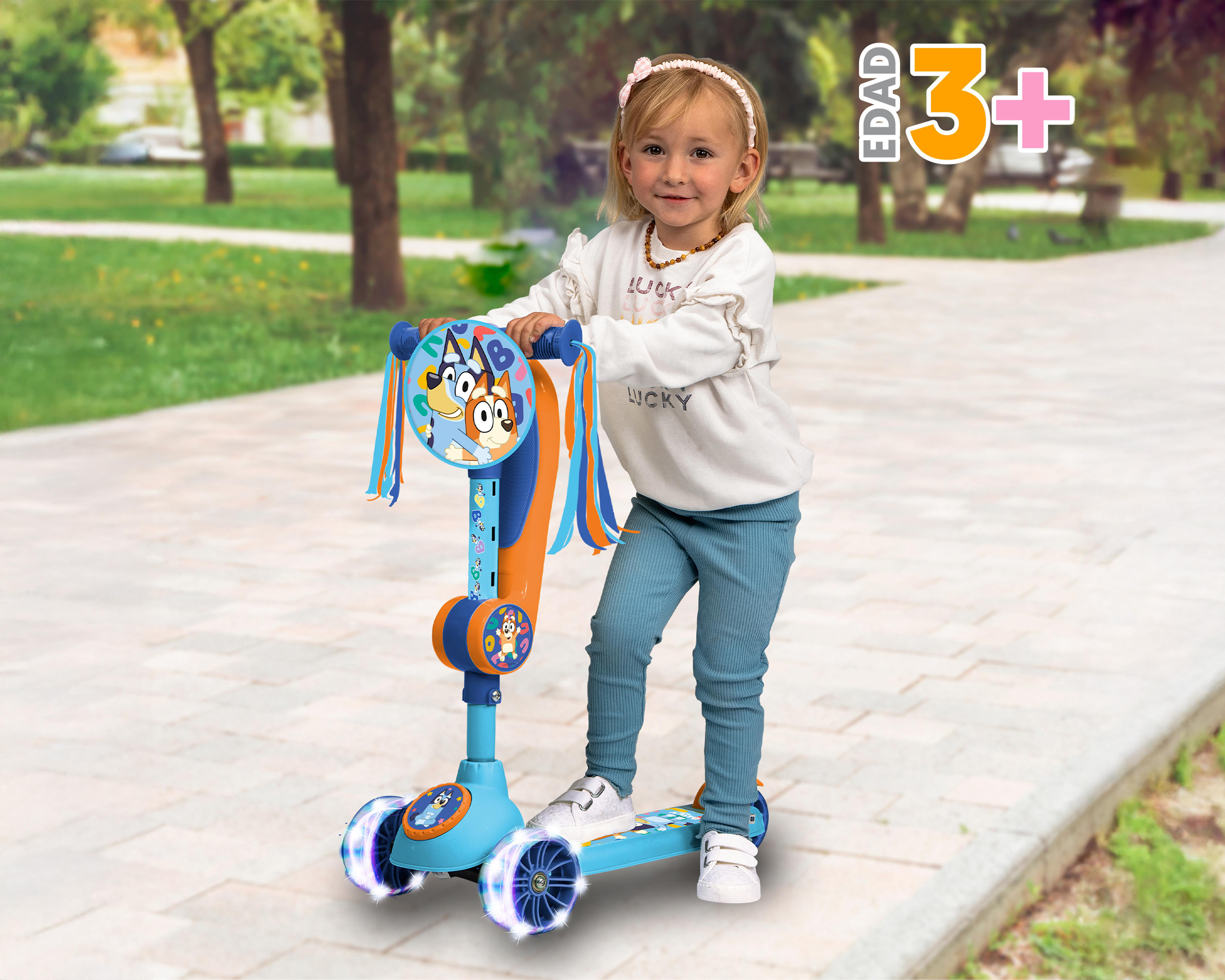 Foto 3 | Scooter para Niño Apache Bluey 2 en 1