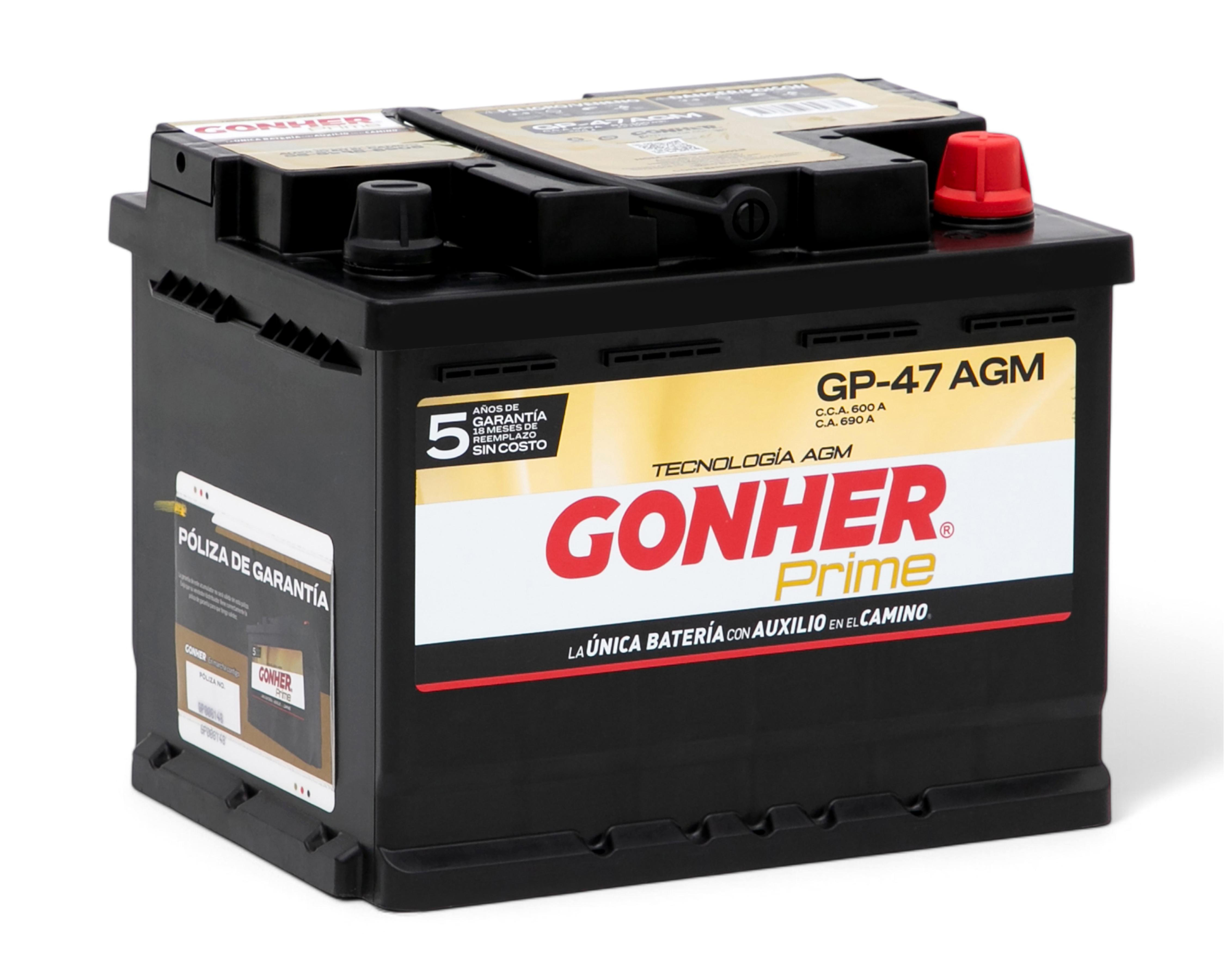 Batería para Auto Gonher Prime GP-47 AGM