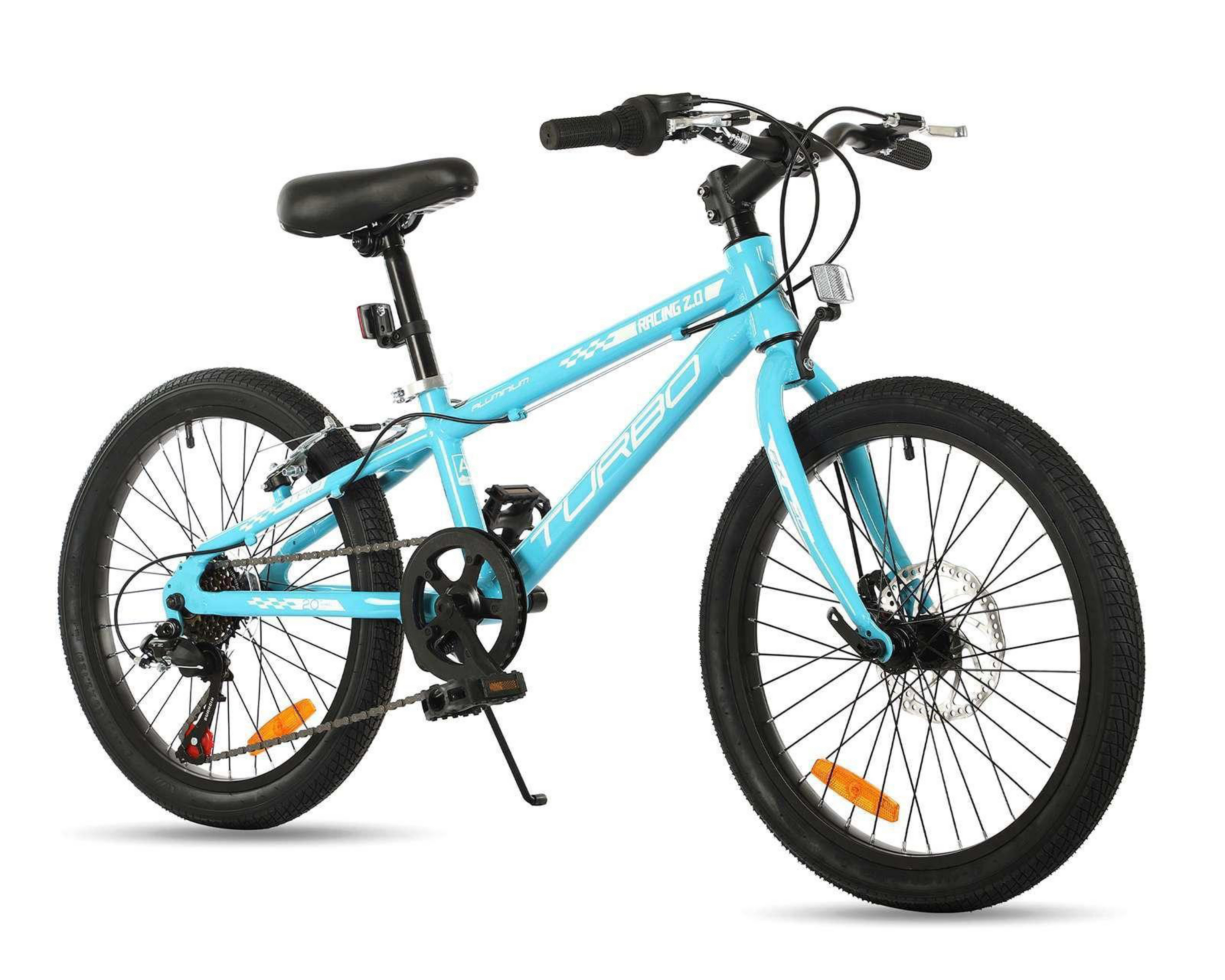 Foto 3 pulgar | Bicicleta Infantil Turbo Racing AQ 20" Azul