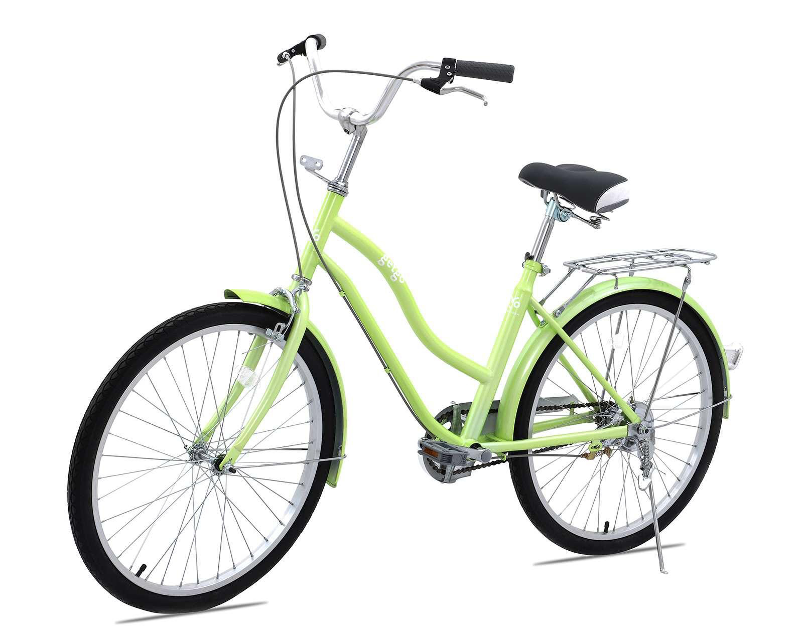 Foto 2 pulgar | Bicicleta Urbana Getgo Go-Cruiser 24" Verde