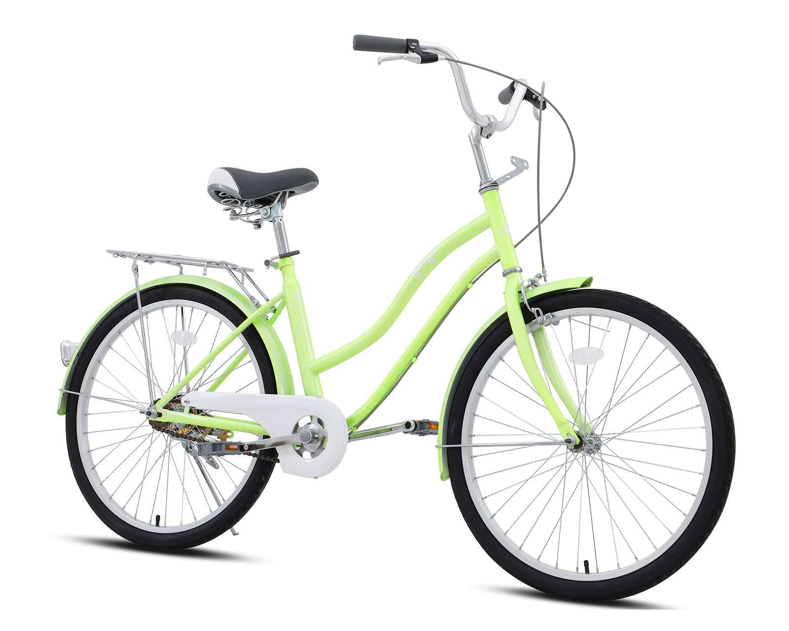 Foto 3 pulgar | Bicicleta Urbana Getgo Go-Cruiser 24" Verde