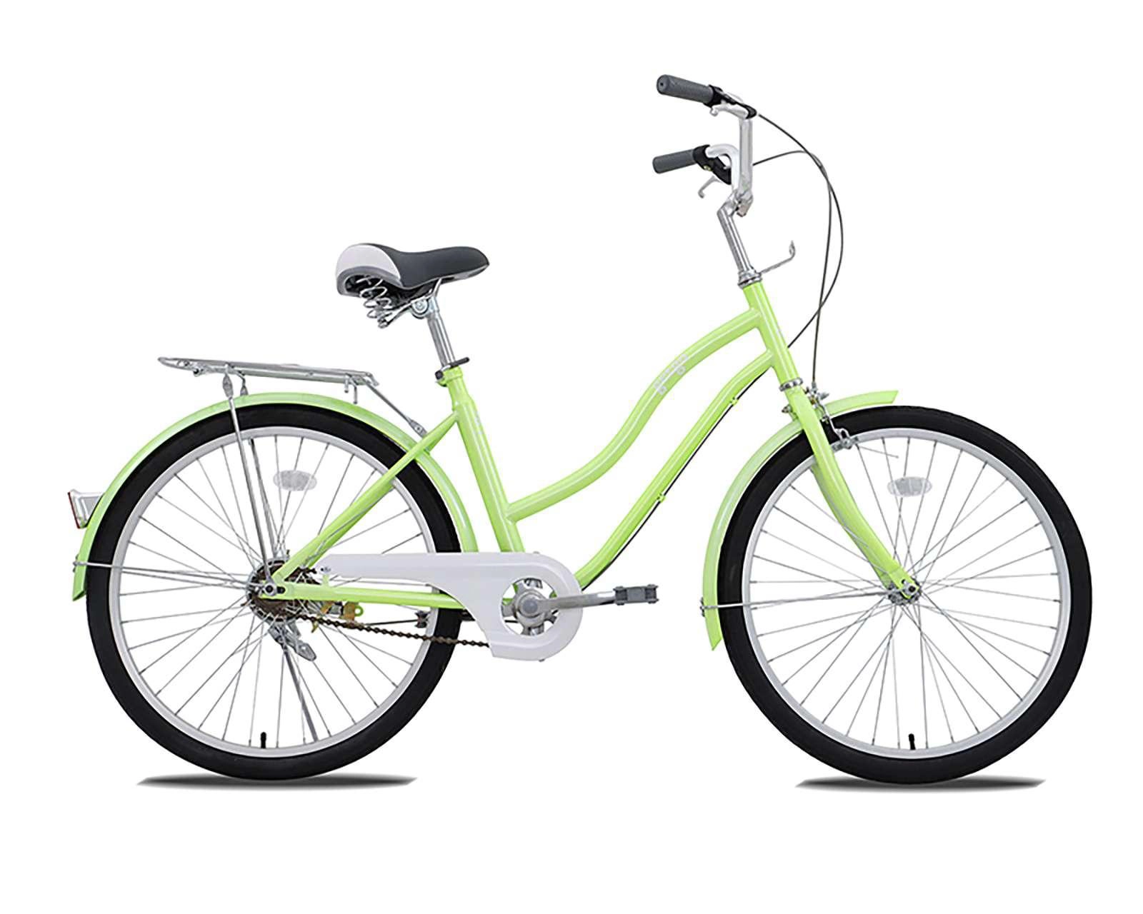 Foto 4 pulgar | Bicicleta Urbana Getgo Go-Cruiser 24" Verde