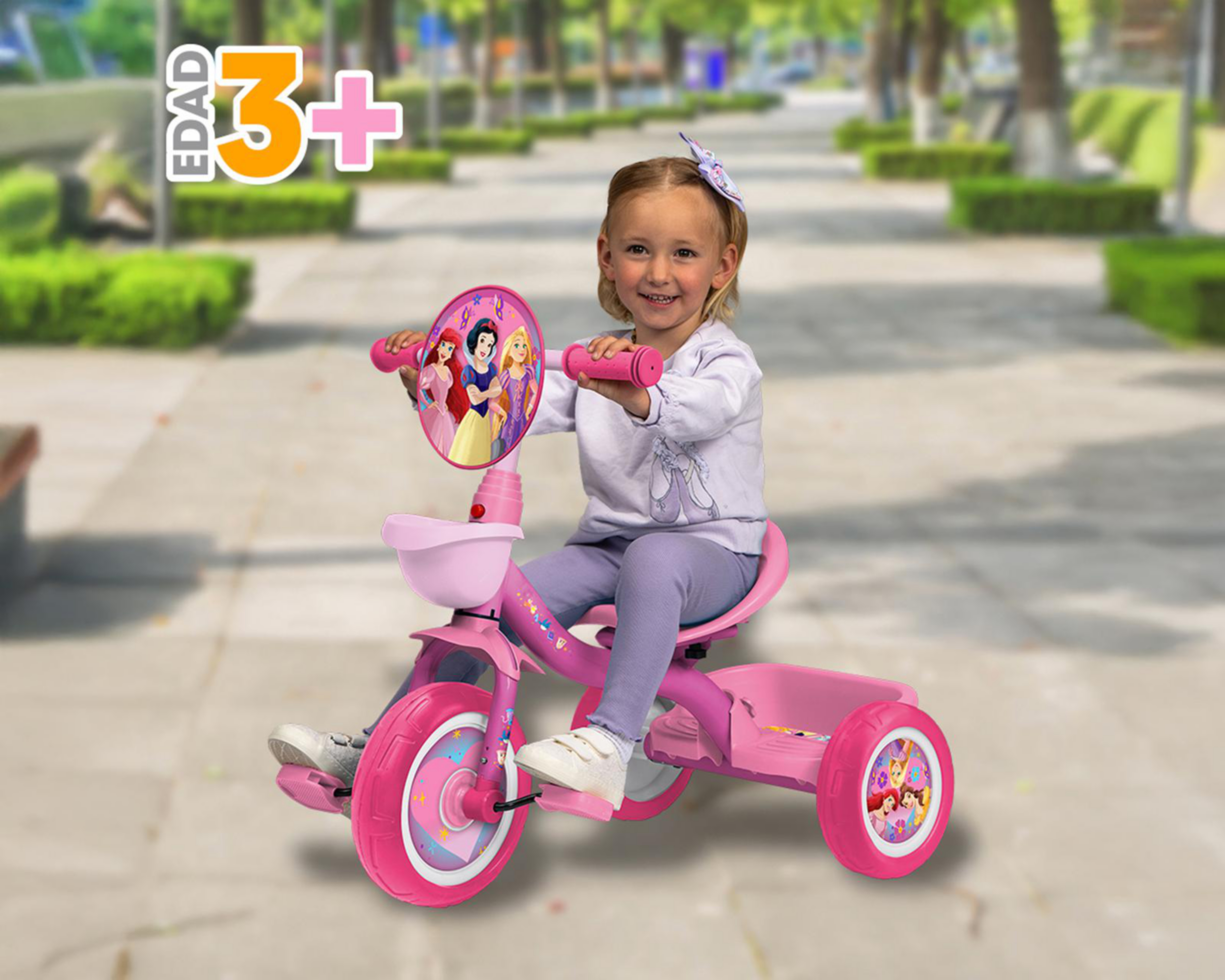 Foto 4 | Triciclo Apache Princesas Rosa