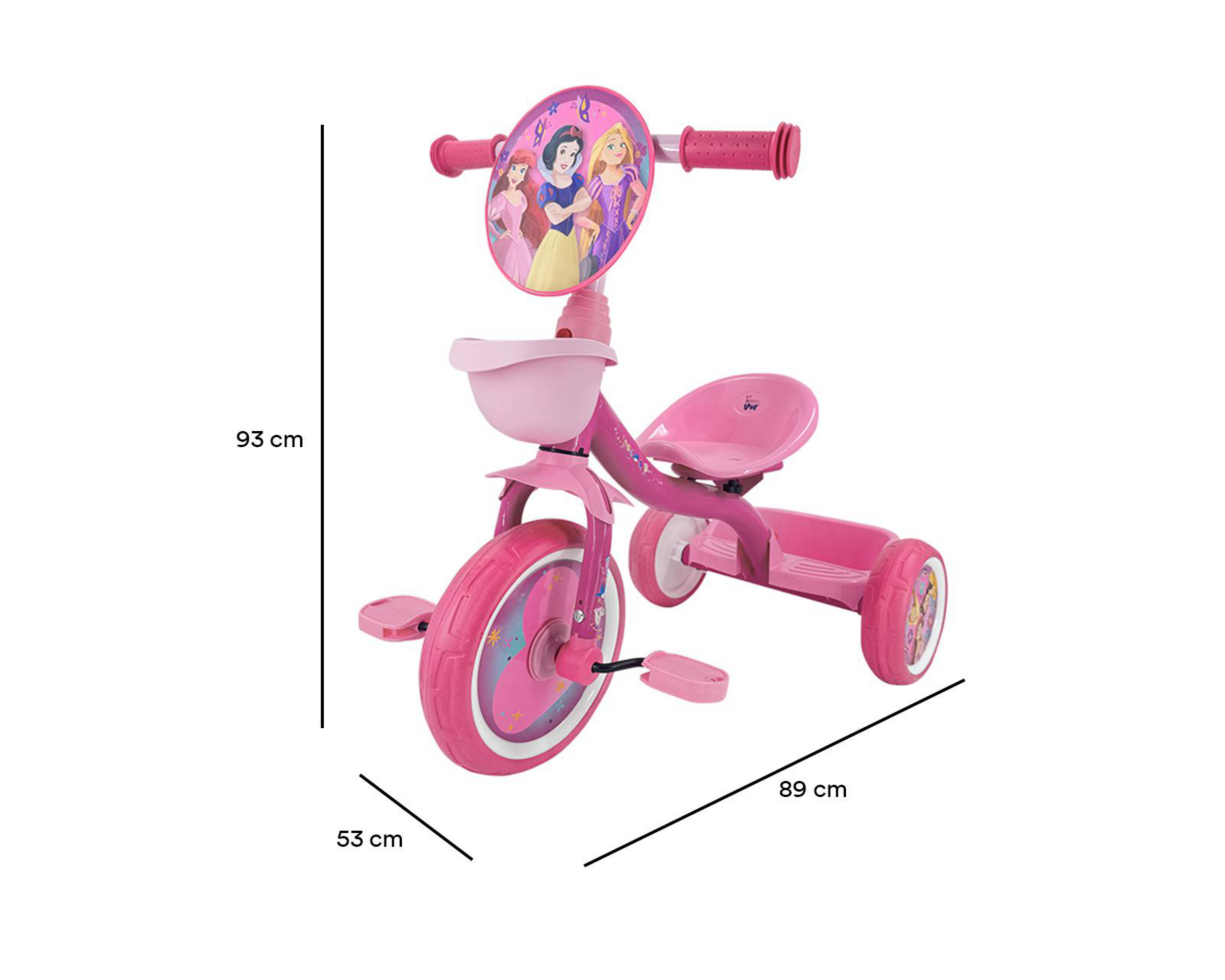 Foto 5 | Triciclo Apache Princesas Rosa