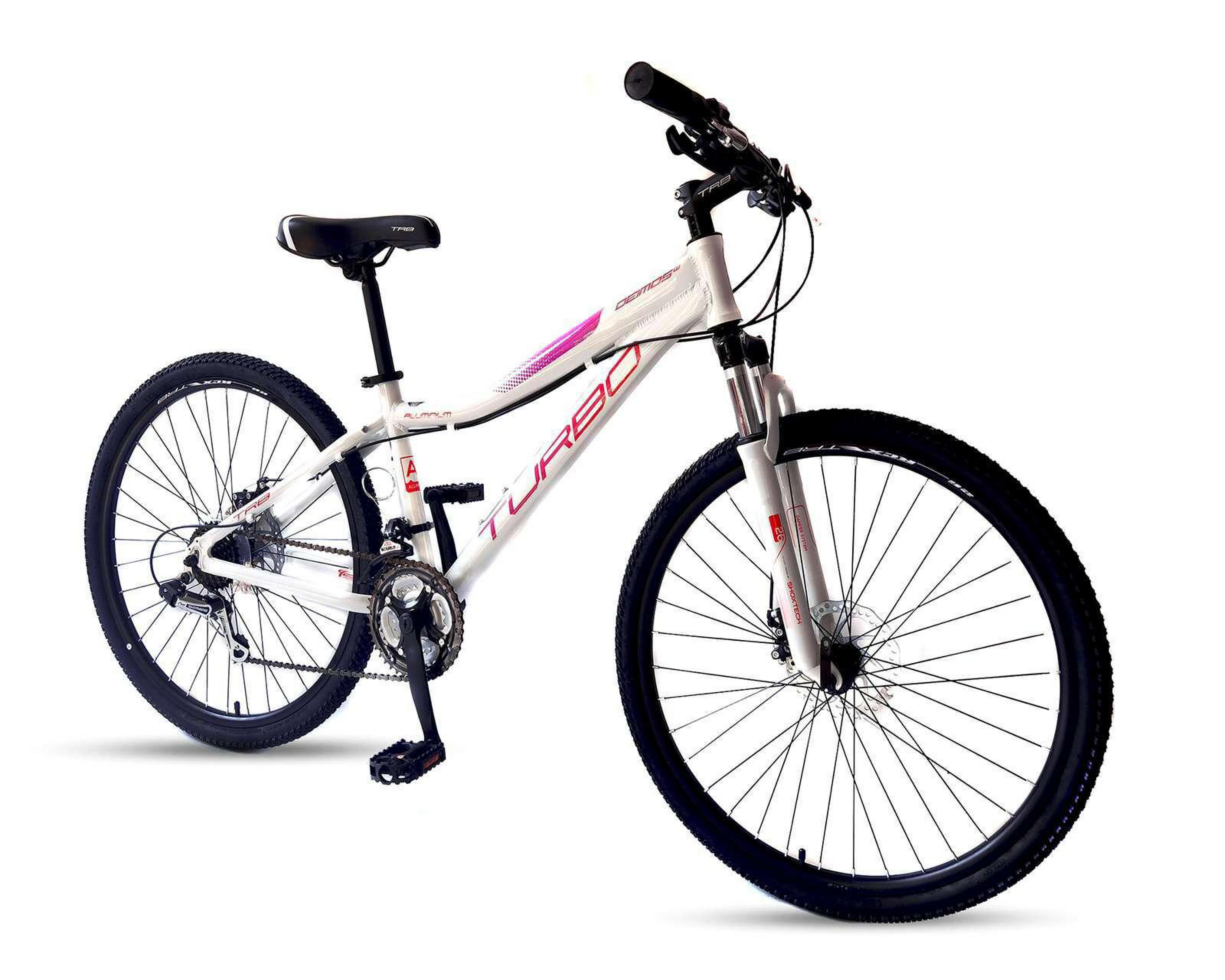 Foto 3 pulgar | Bicicleta de Montaña Turbo Deimos 26" Blanca