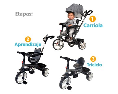 Foto 3 | Triciclo Etapas Apache Giro 360