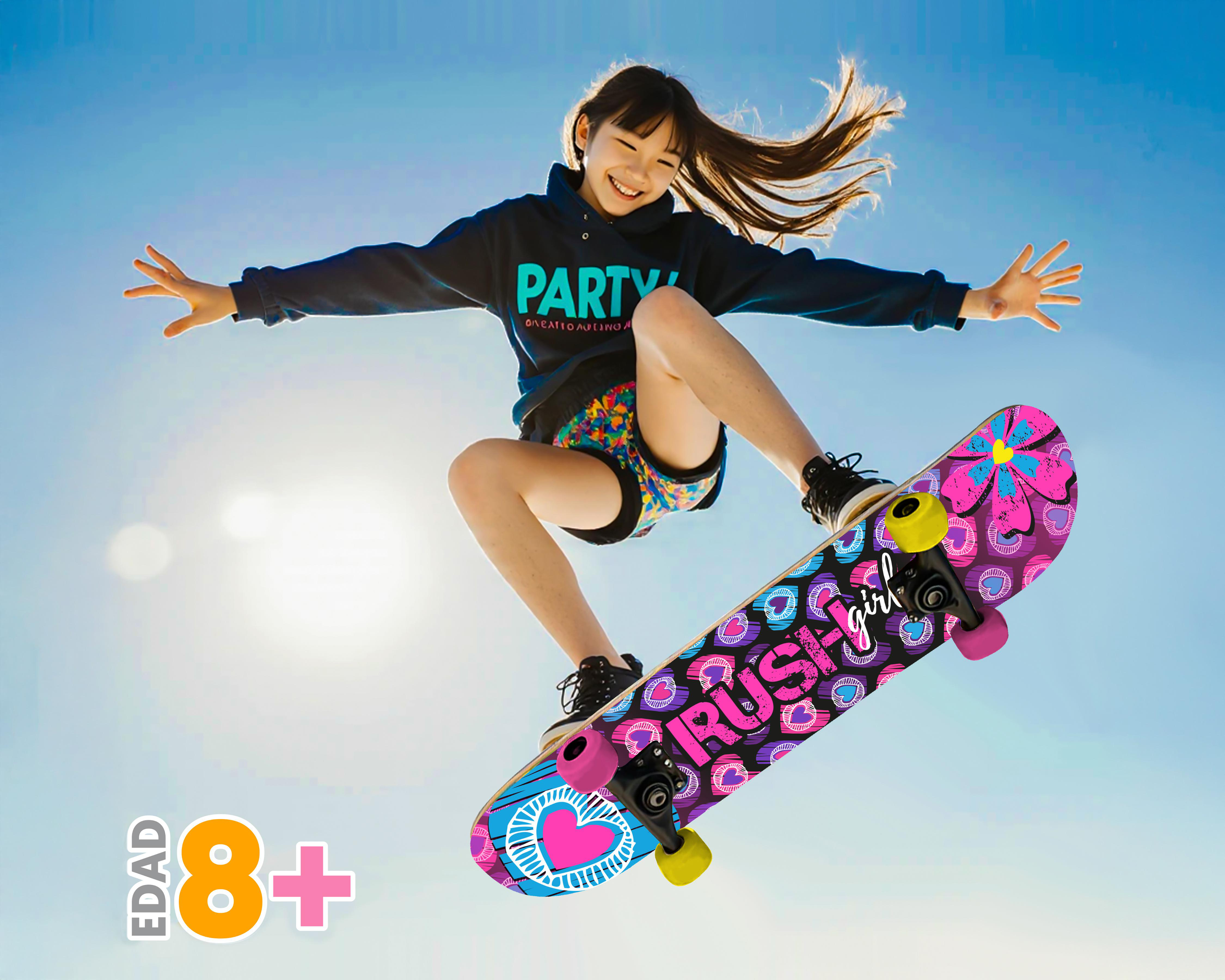 Foto 4 | Patineta Apache Minecraft con Antiderrapante