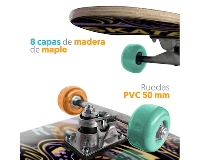 Foto 2 | Patineta para Niño Apache Serpiente Antiderrapante