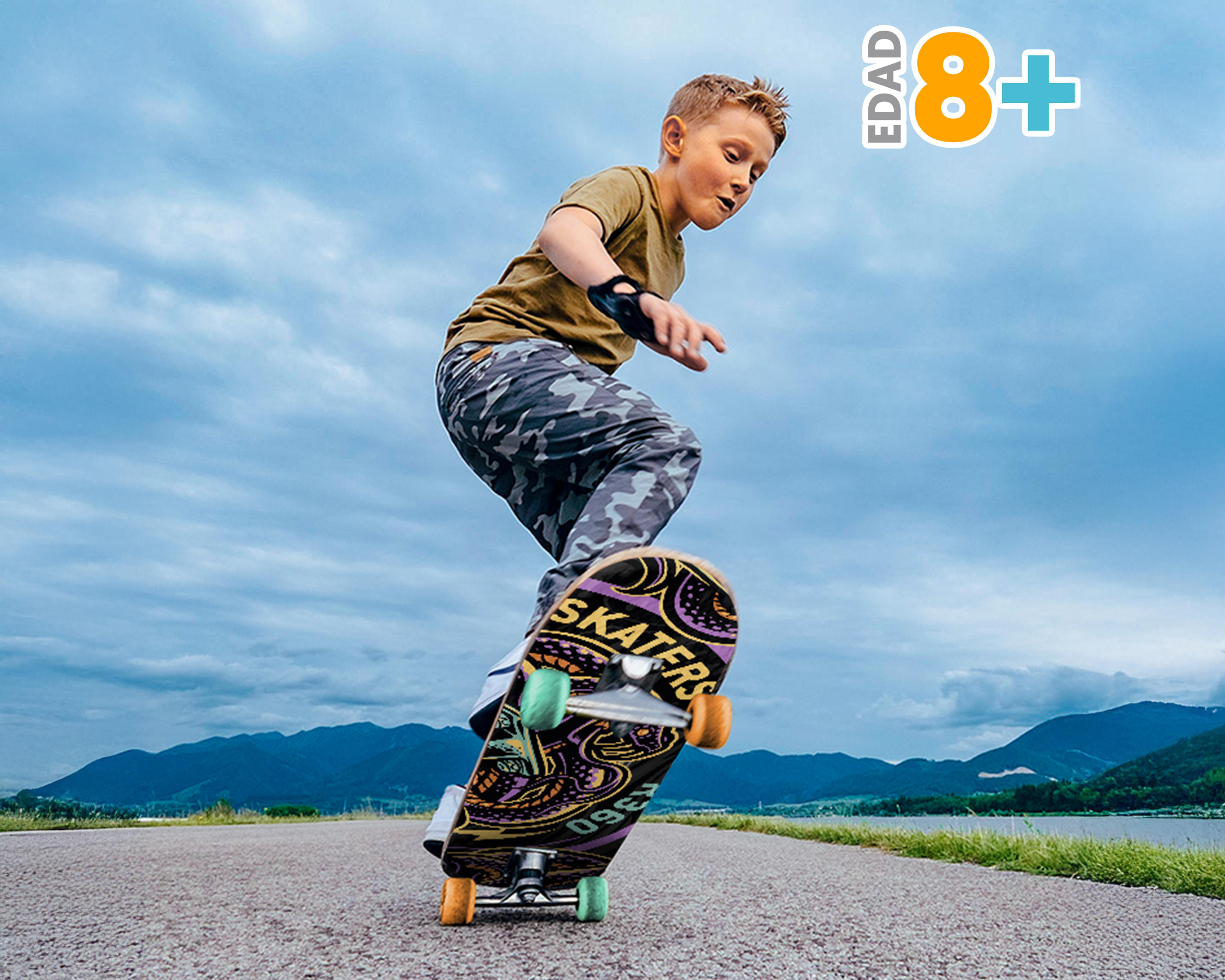 Foto 5 pulgar | Patineta para Niño Apache Serpiente Antiderrapante
