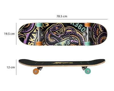 Foto 5 | Patineta para Niño Apache Serpiente Antiderrapante