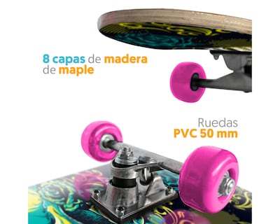 Foto 2 | Patineta Apache Rush 360 con Antiderrapante