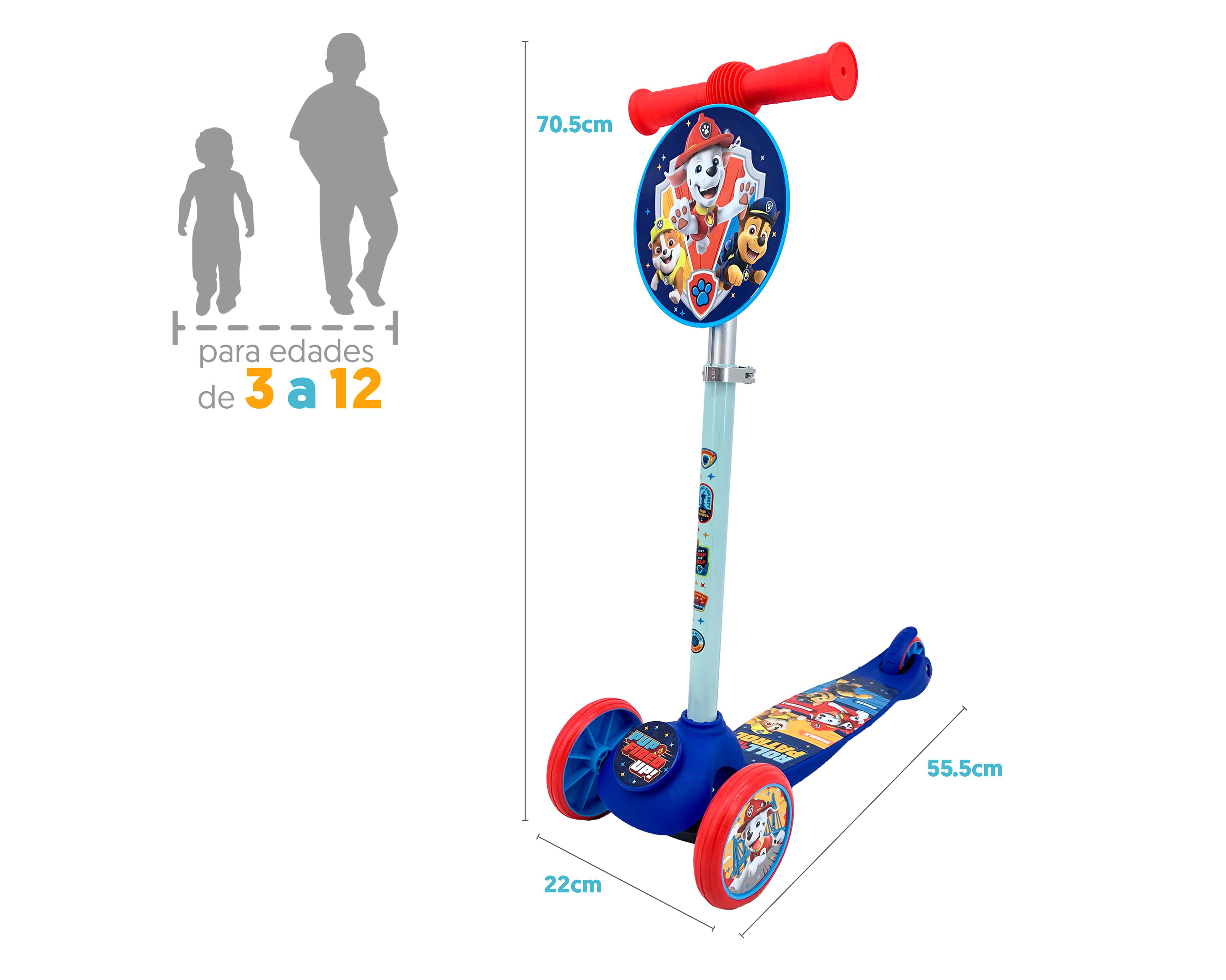 Foto 6 pulgar | Scooter Infantil Apache Paw Patrol con Luces LED