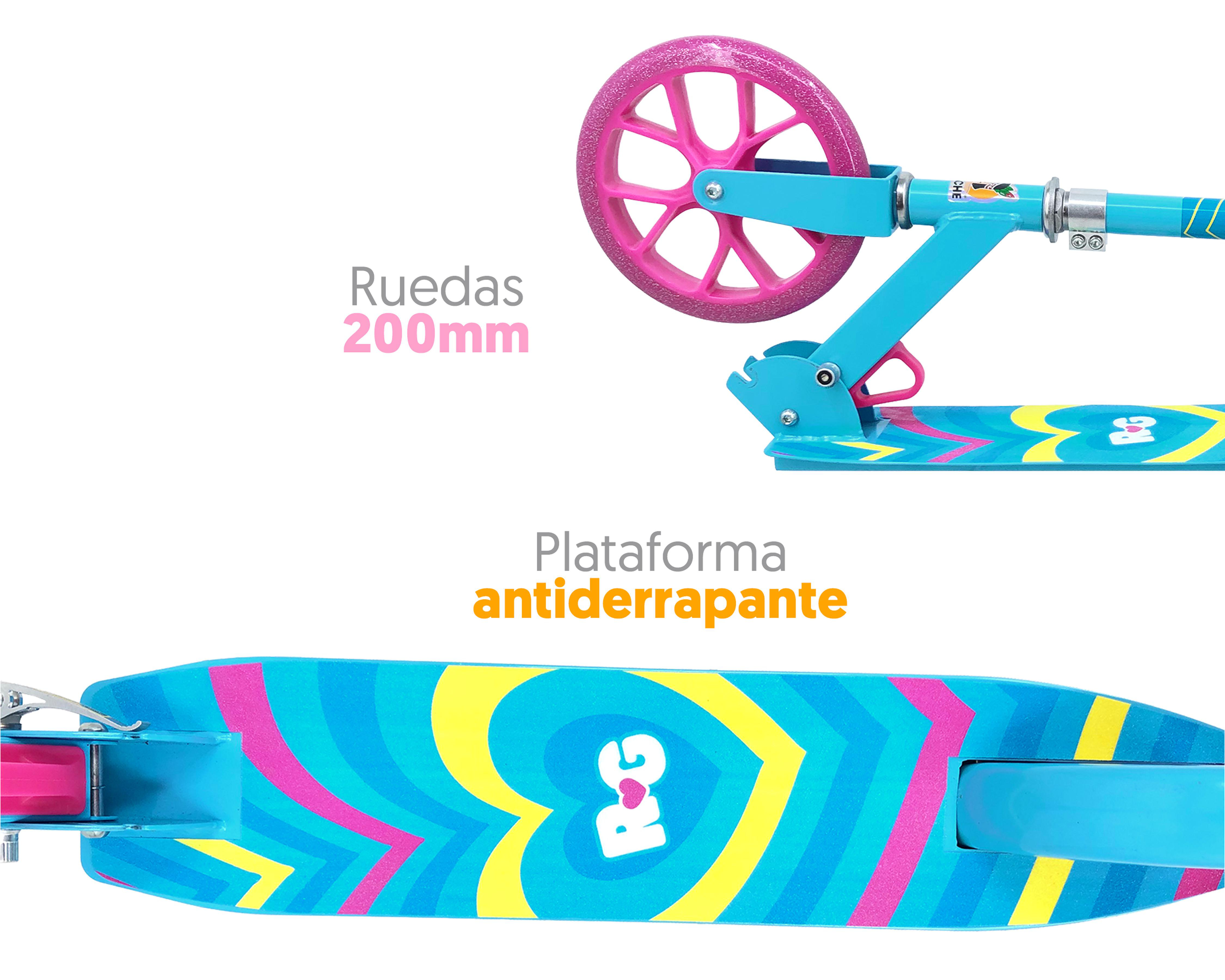 Foto 4 pulgar | Scooter Infantil Apache Rush Girl Plegable
